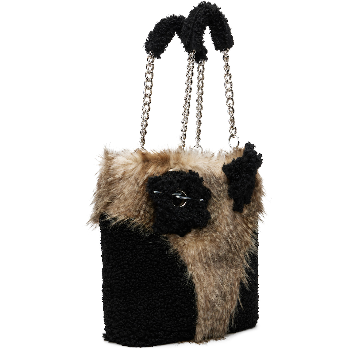 Chopova Lowena Multicolor Fleece Tote 