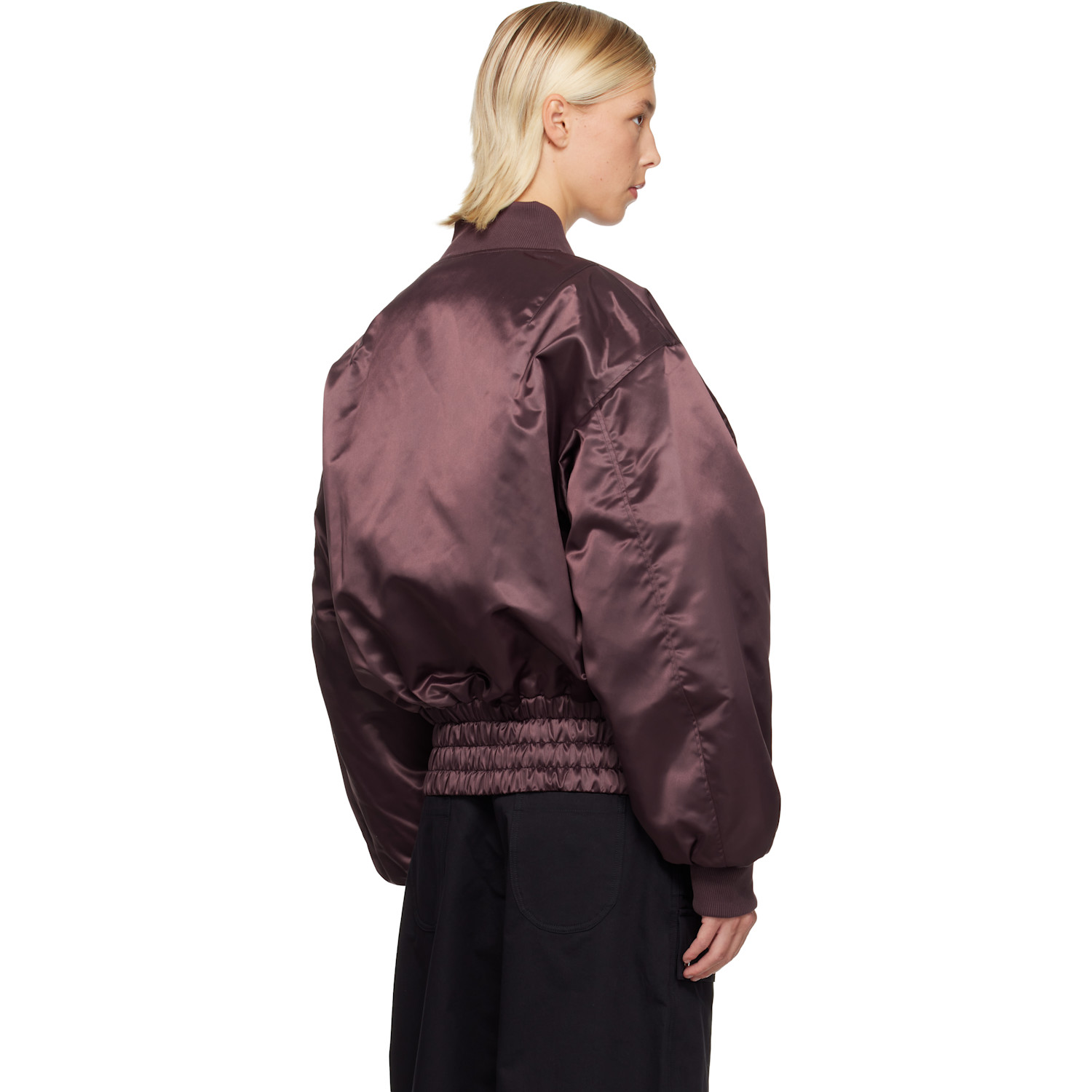  Chopova Lowena Brown Helter Bomber Jacket 