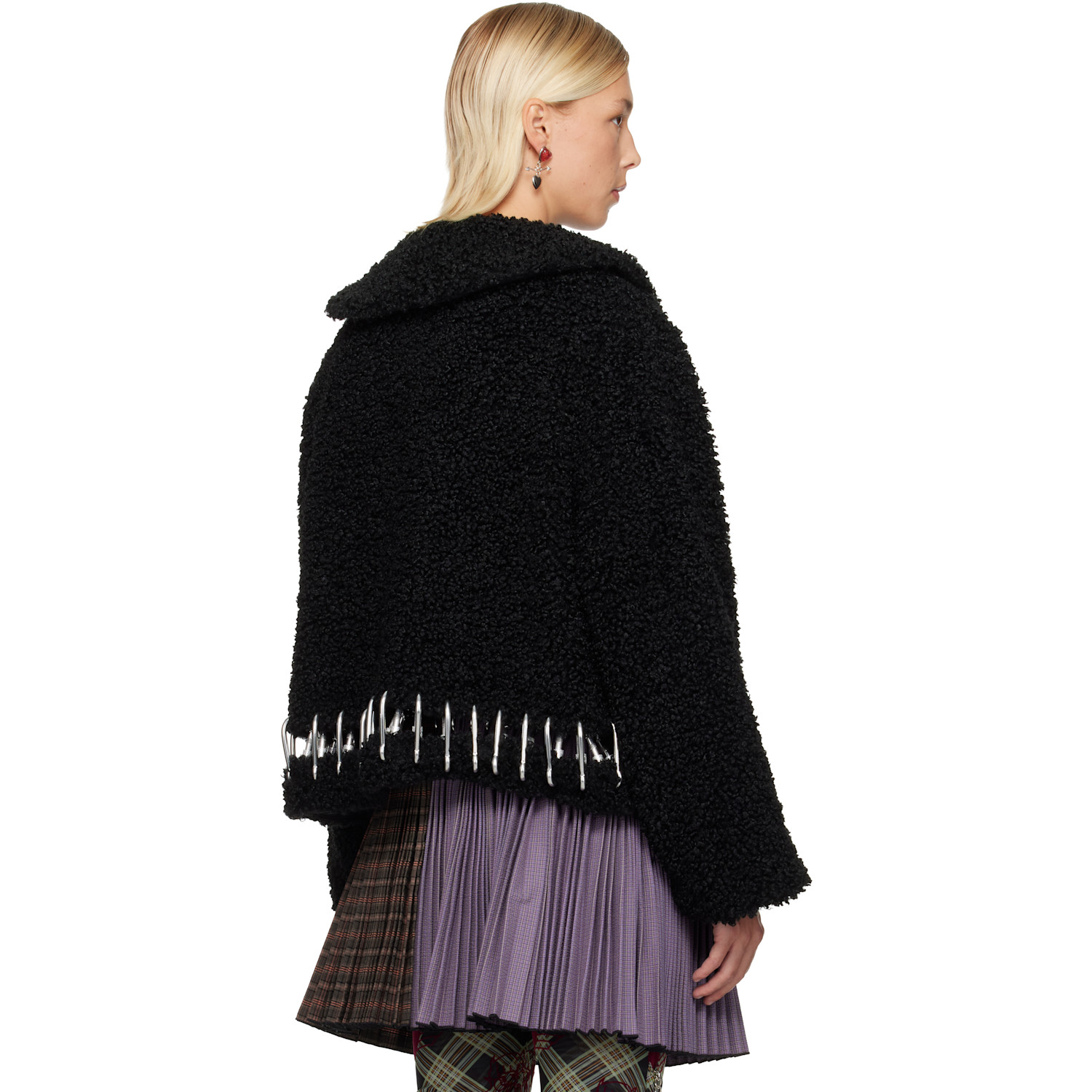  Chopova Lowena Black Parade Carabiner Bomber Jacket 