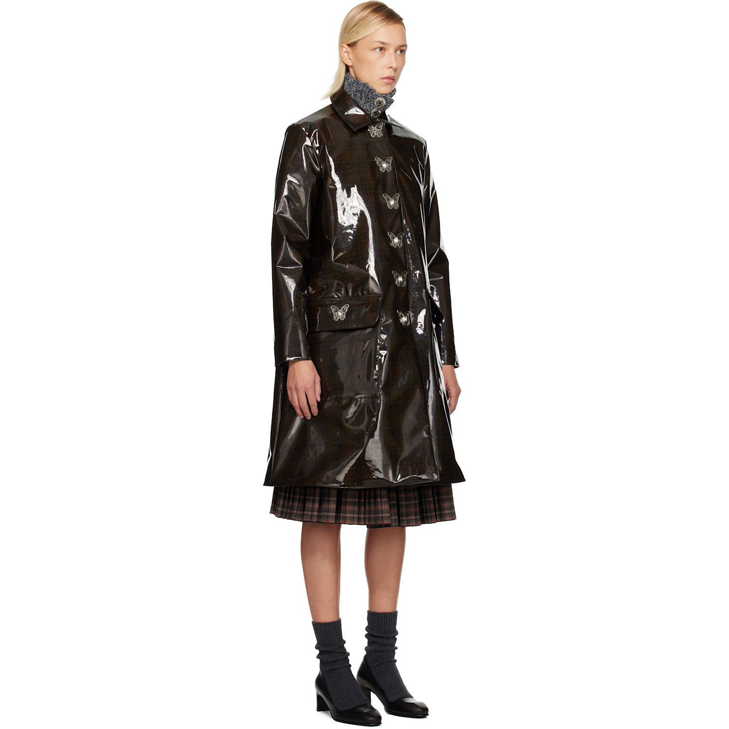  Chopova Lowena Black Squelchy Coat 