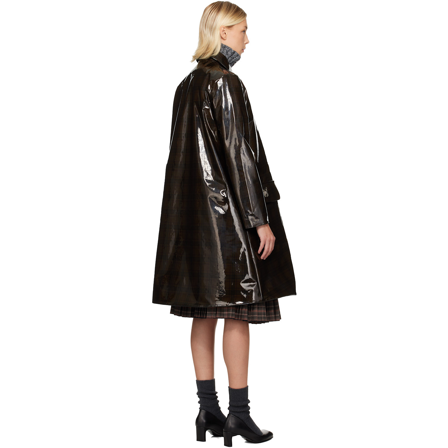  Chopova Lowena Black Squelchy Coat 