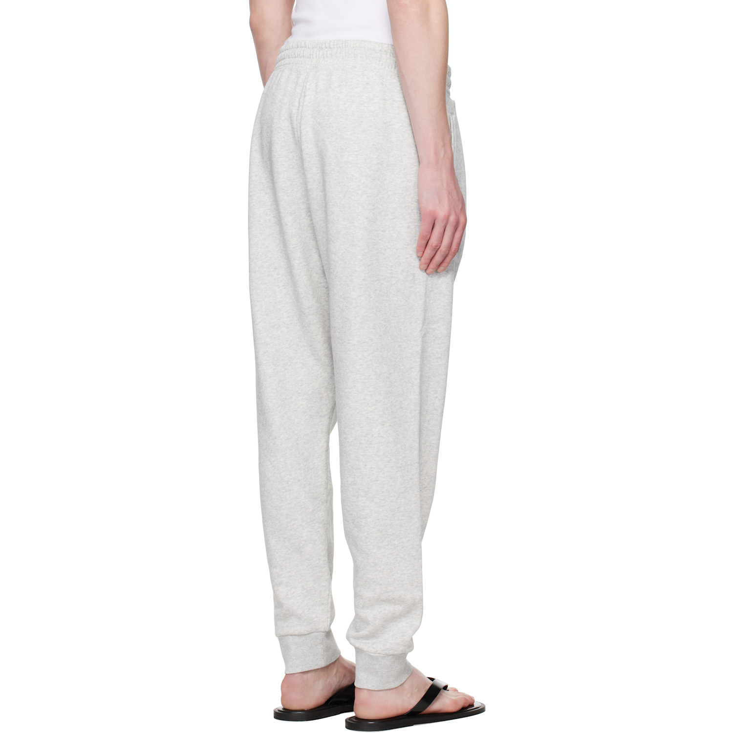  Skims Gray Fleece Lounge Tapered Sweatpants 