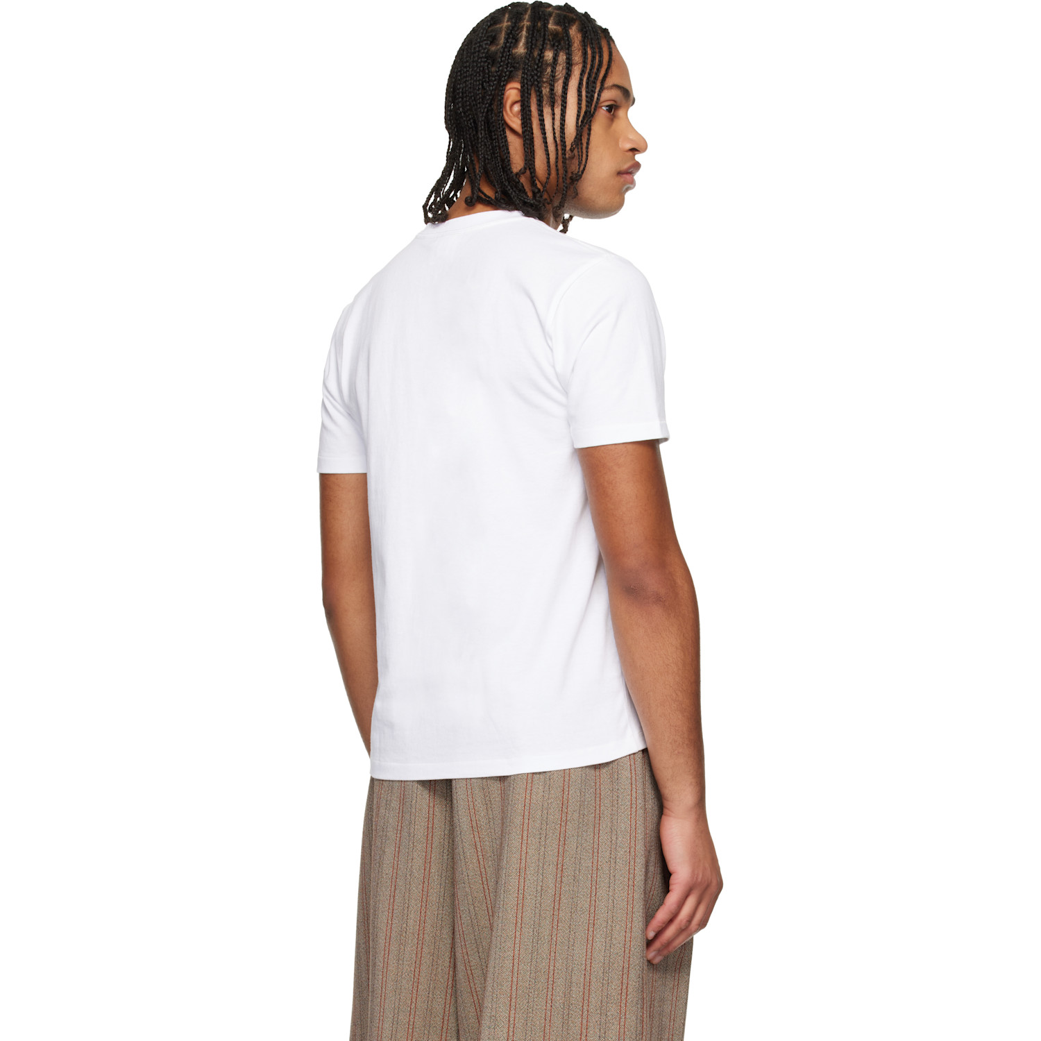  Bape White 'bape' Heart One Point T-shirt 
