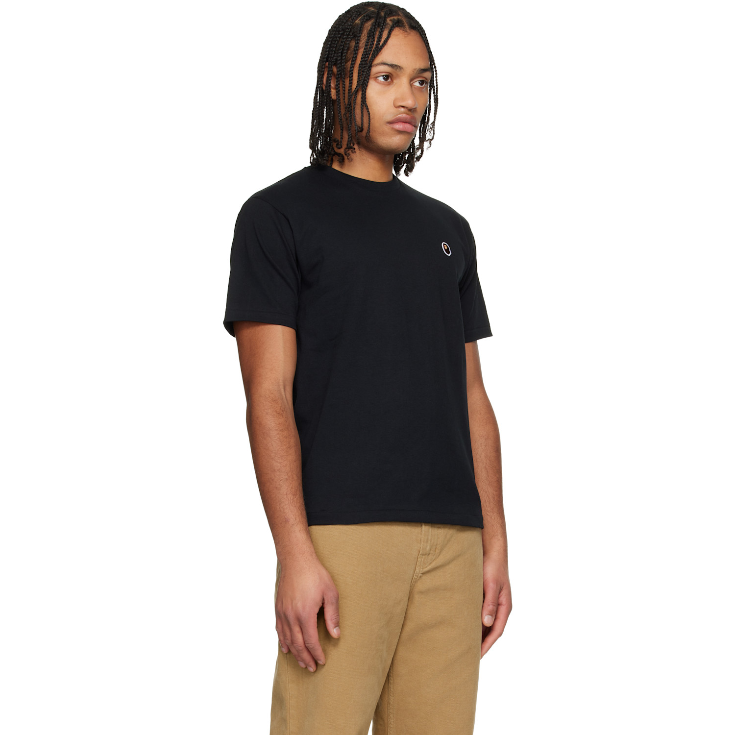  Bape Black One Point T-shirt 