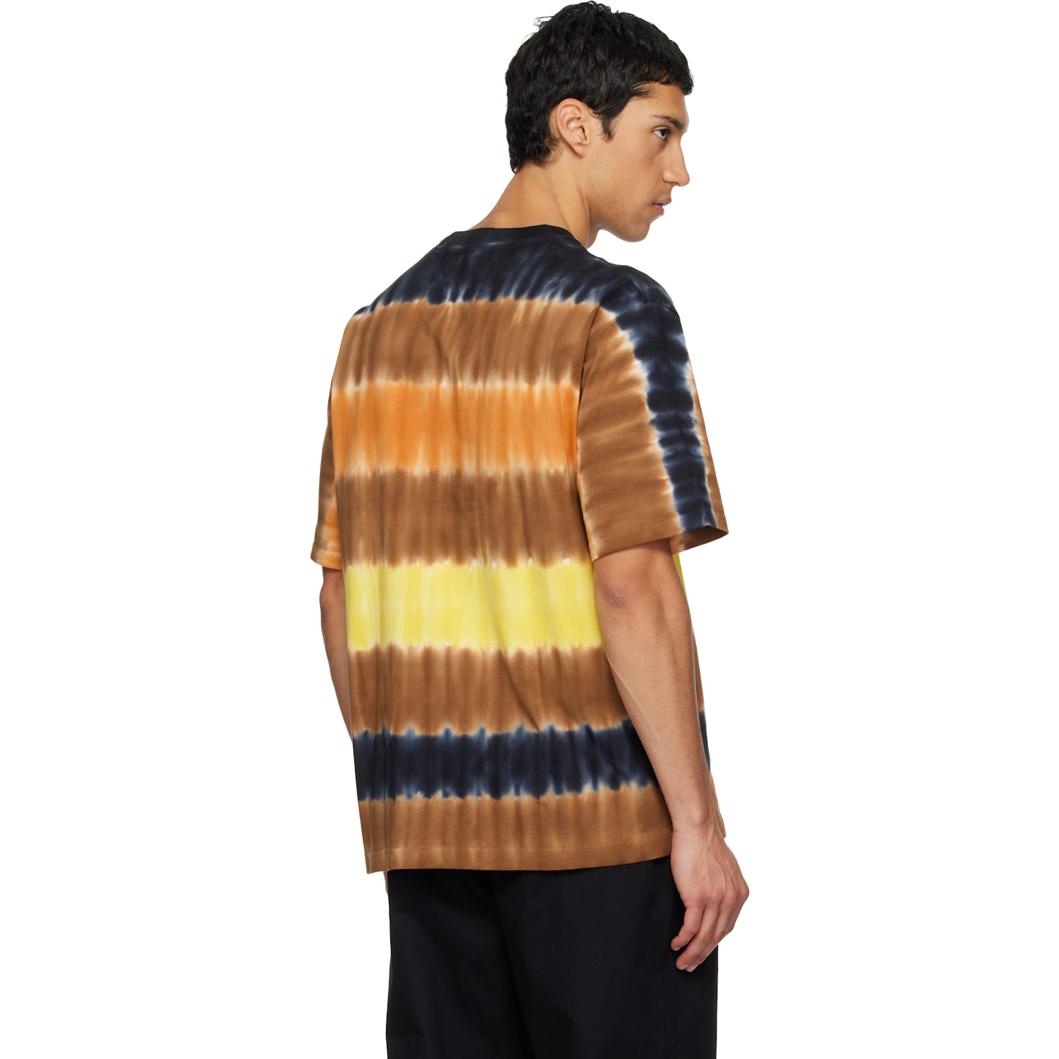  Bape Brown Drip Stripe One Point T-shirt 