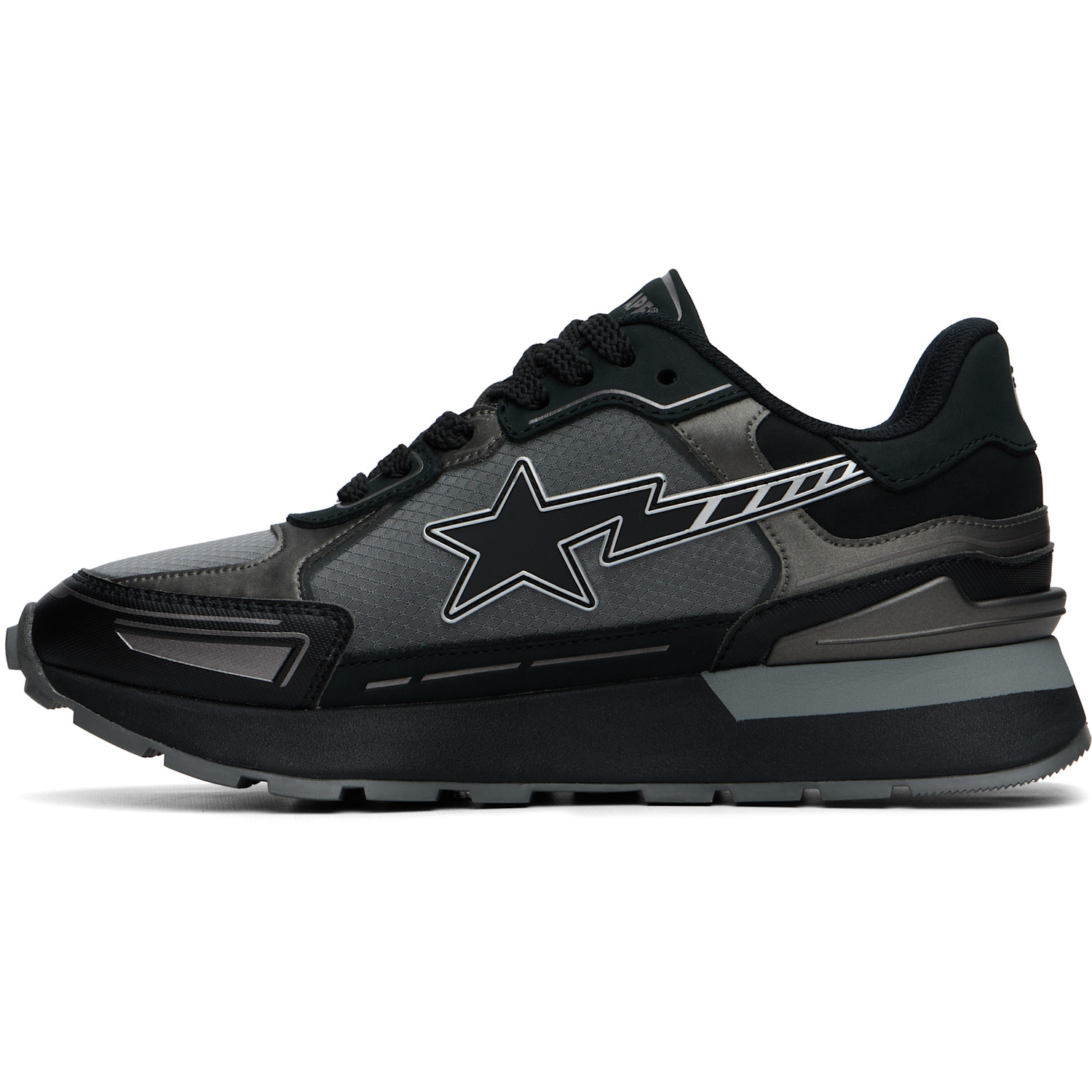  Bape Black Bape Cross Sta #1 Sneakers 
