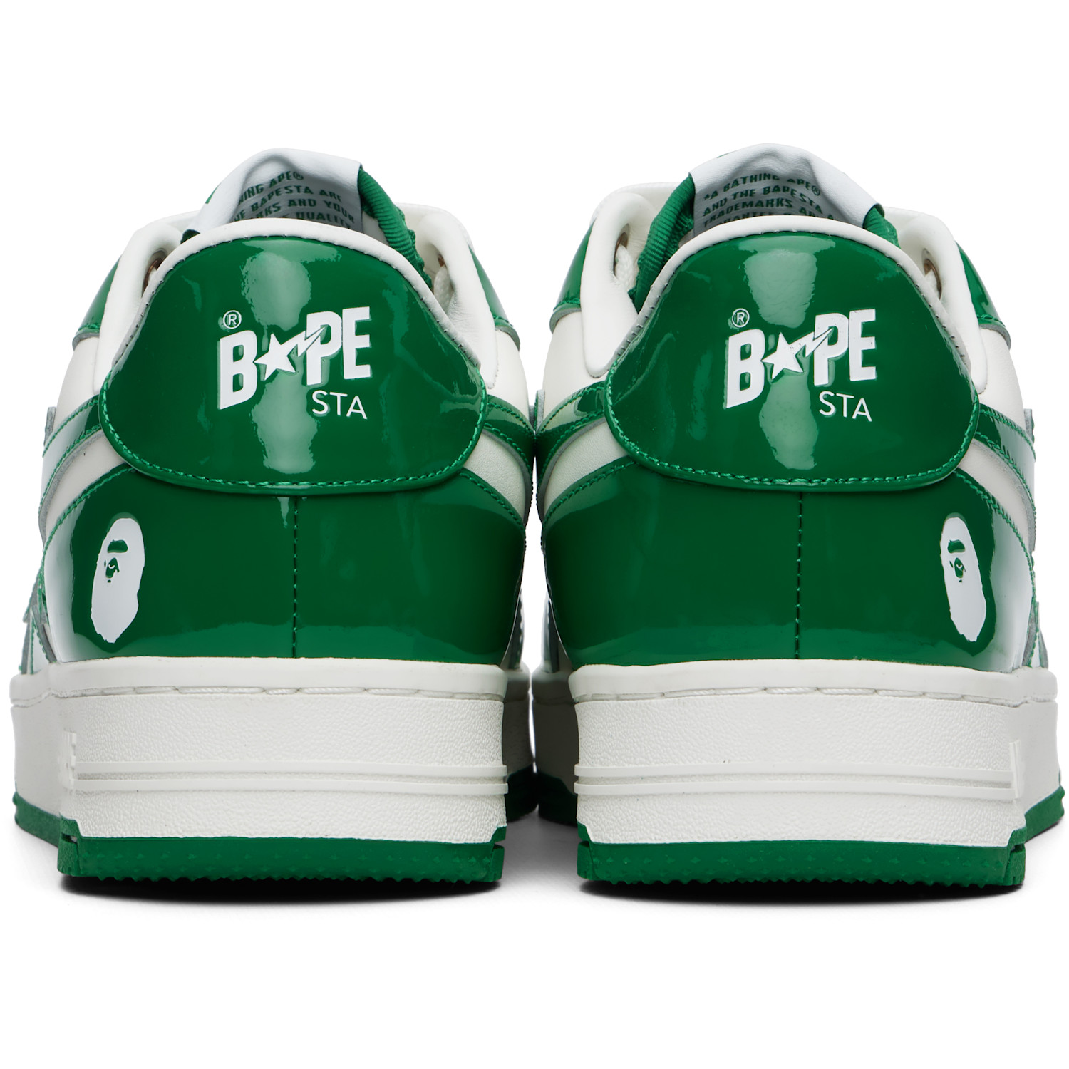  Bape Green Bape Sta Icon #1 Sneakers 