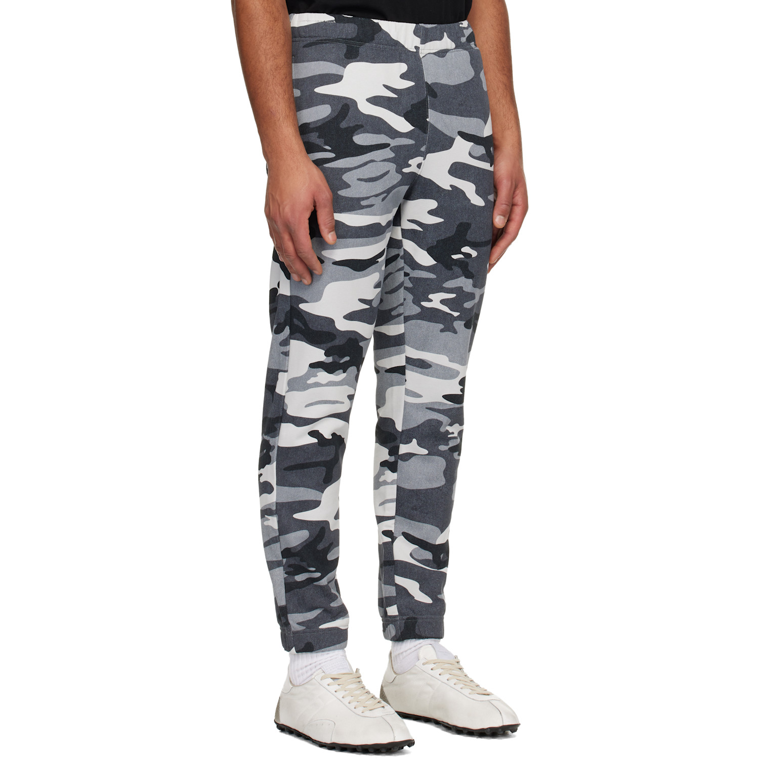  Aape By A Bathing Ape Gray Logo Patch Sweatpants 
