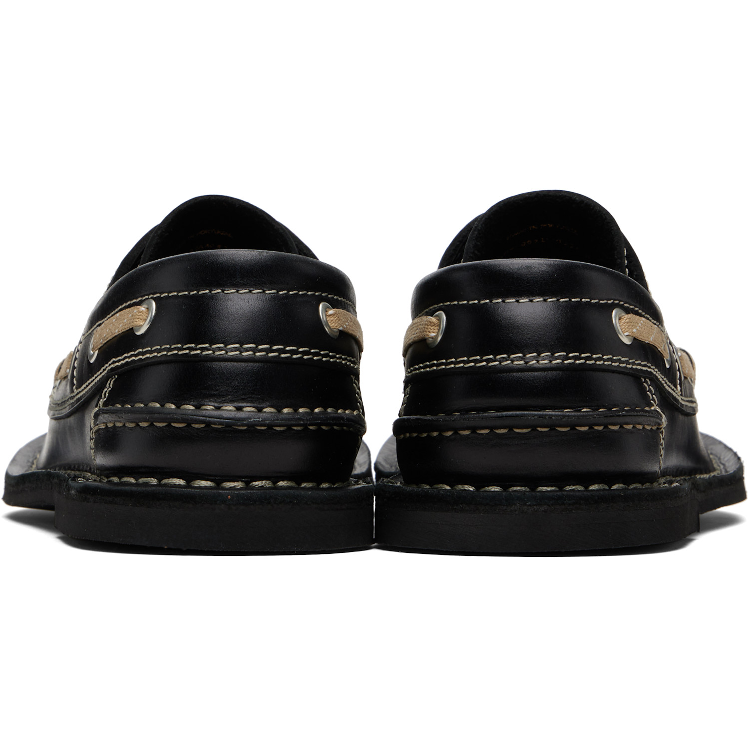  Camperlab Black Eki Boat Shoes 
