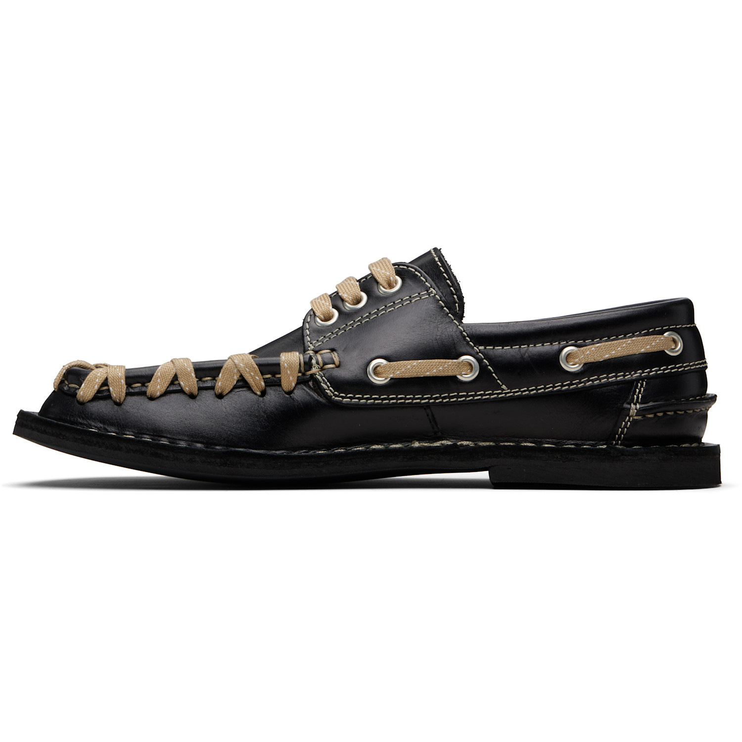  Camperlab Black Eki Boat Shoes 