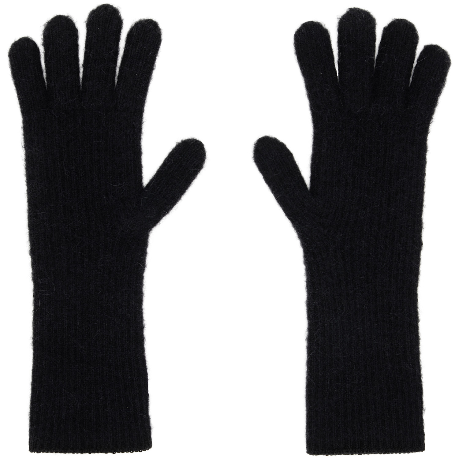  Jacquemus Black 'the Gros Grain' Gloves 
