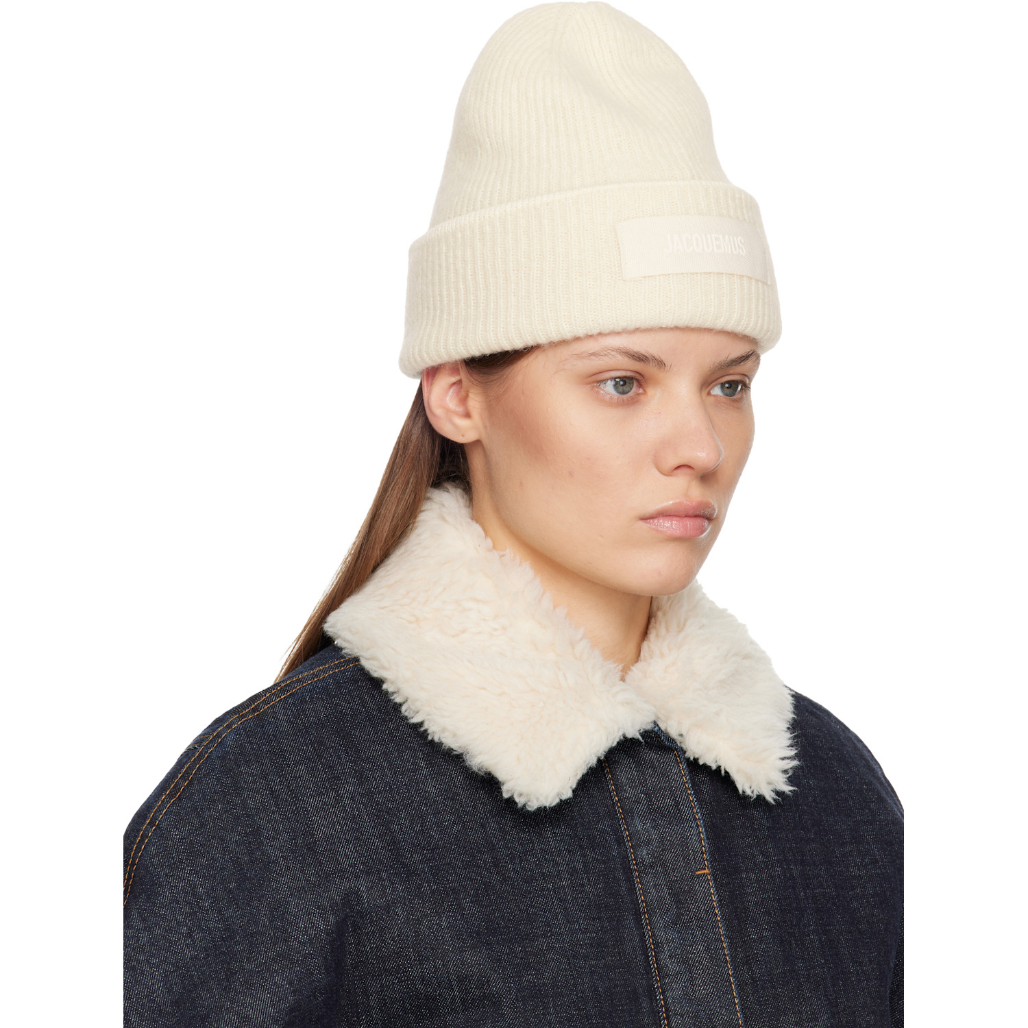  Jacquemus Off-white La Casa 'the Gros Grain' Beanie 