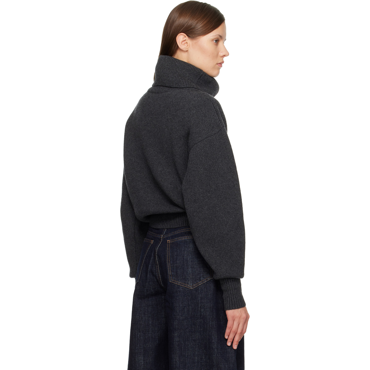  Jacquemus Gray 'the Pallone' Sweater 