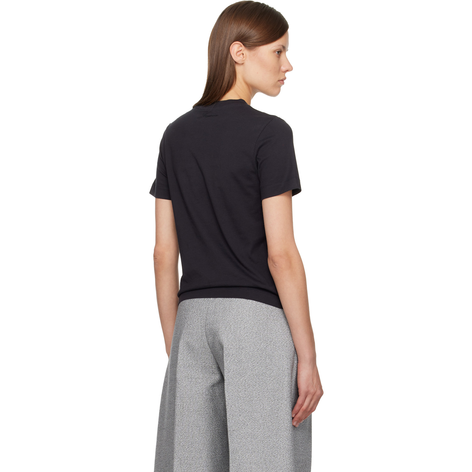  Jacquemus Navy 'the J' T-shirt 