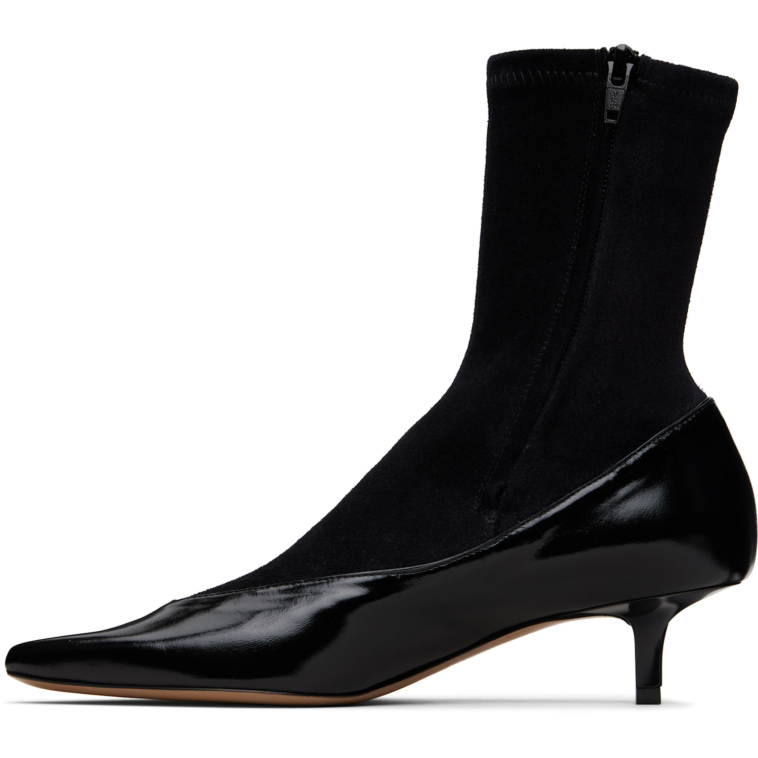  Jacquemus Black 'the Tourni Pumped Ankle' Boots 