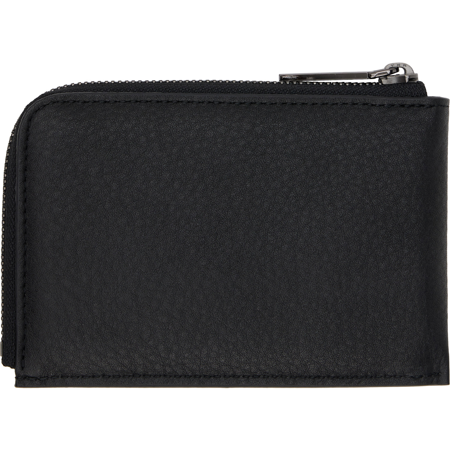  Yohji Yamamoto Black Signature Short Wallet 