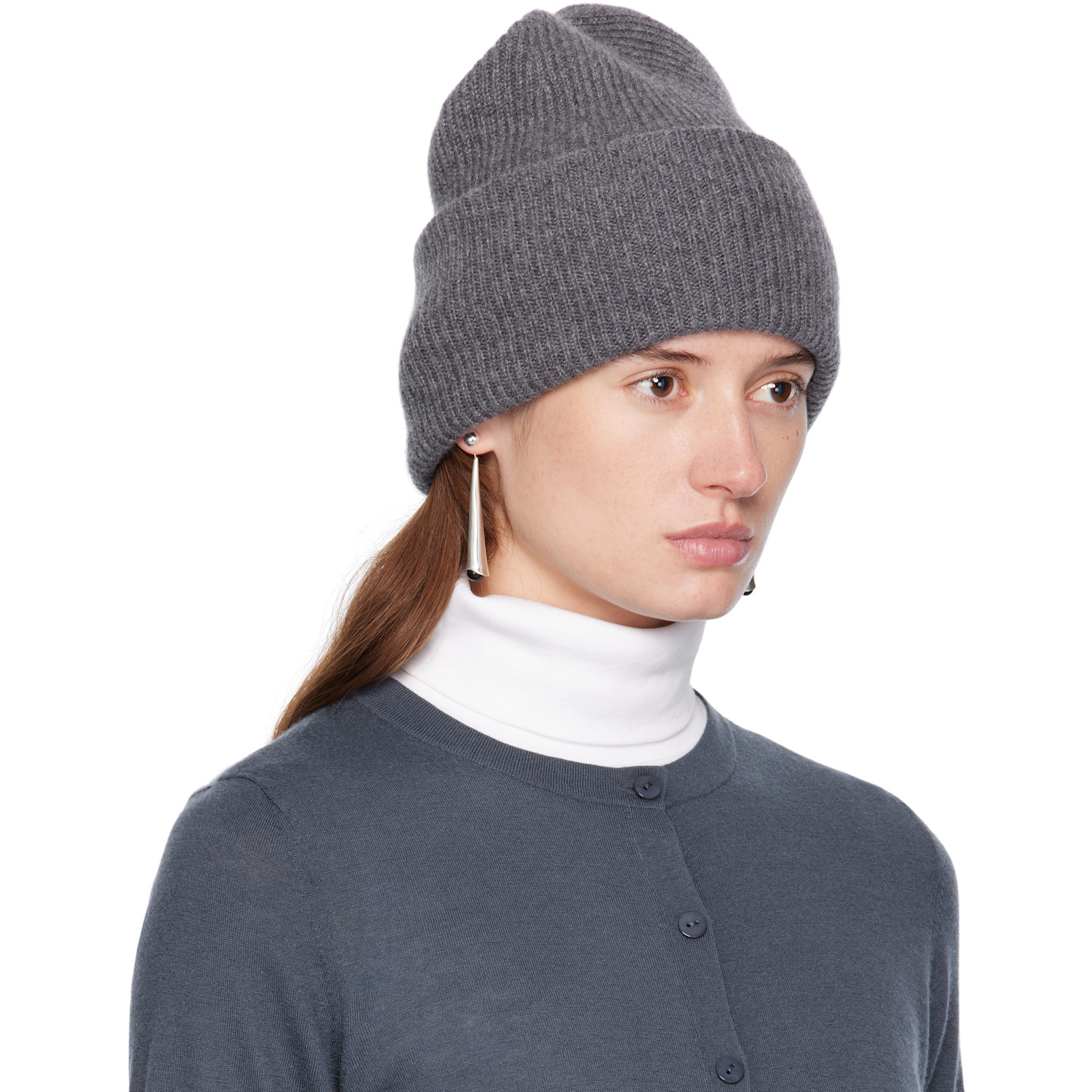  Lisa Yang Gray 'the Stockholm' Beanie 