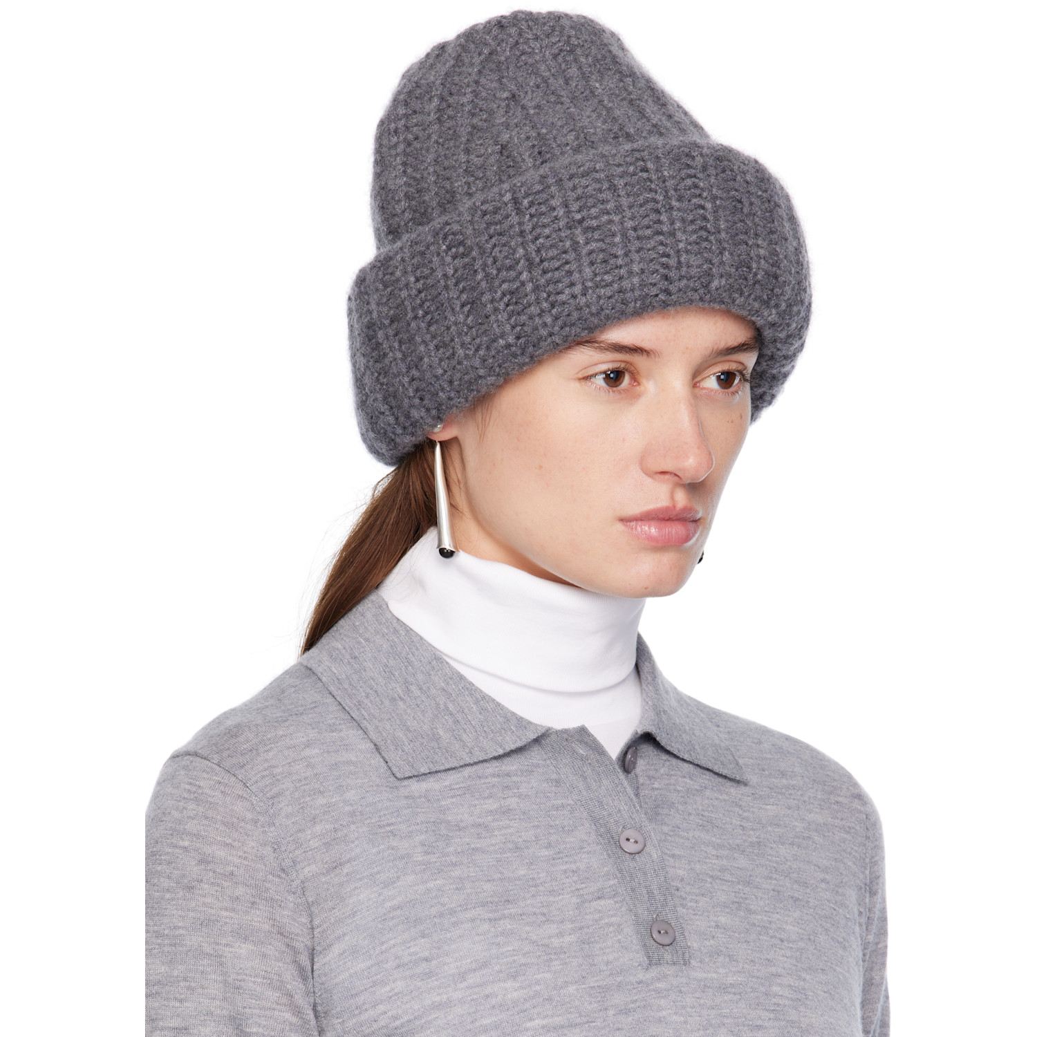 Lisa Yang Gray 'the Beatris' Beanie 