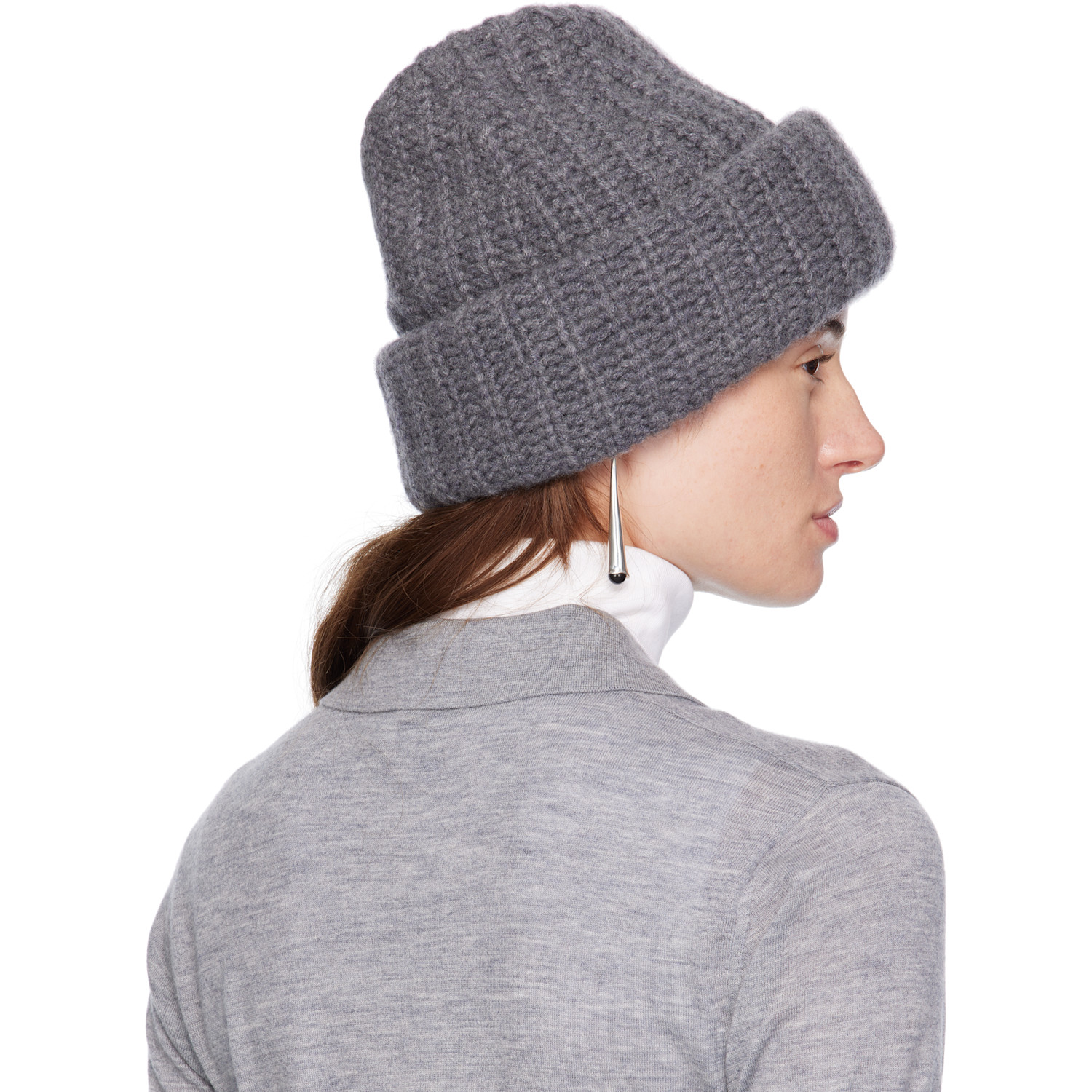  Lisa Yang Gray 'the Beatris' Beanie 