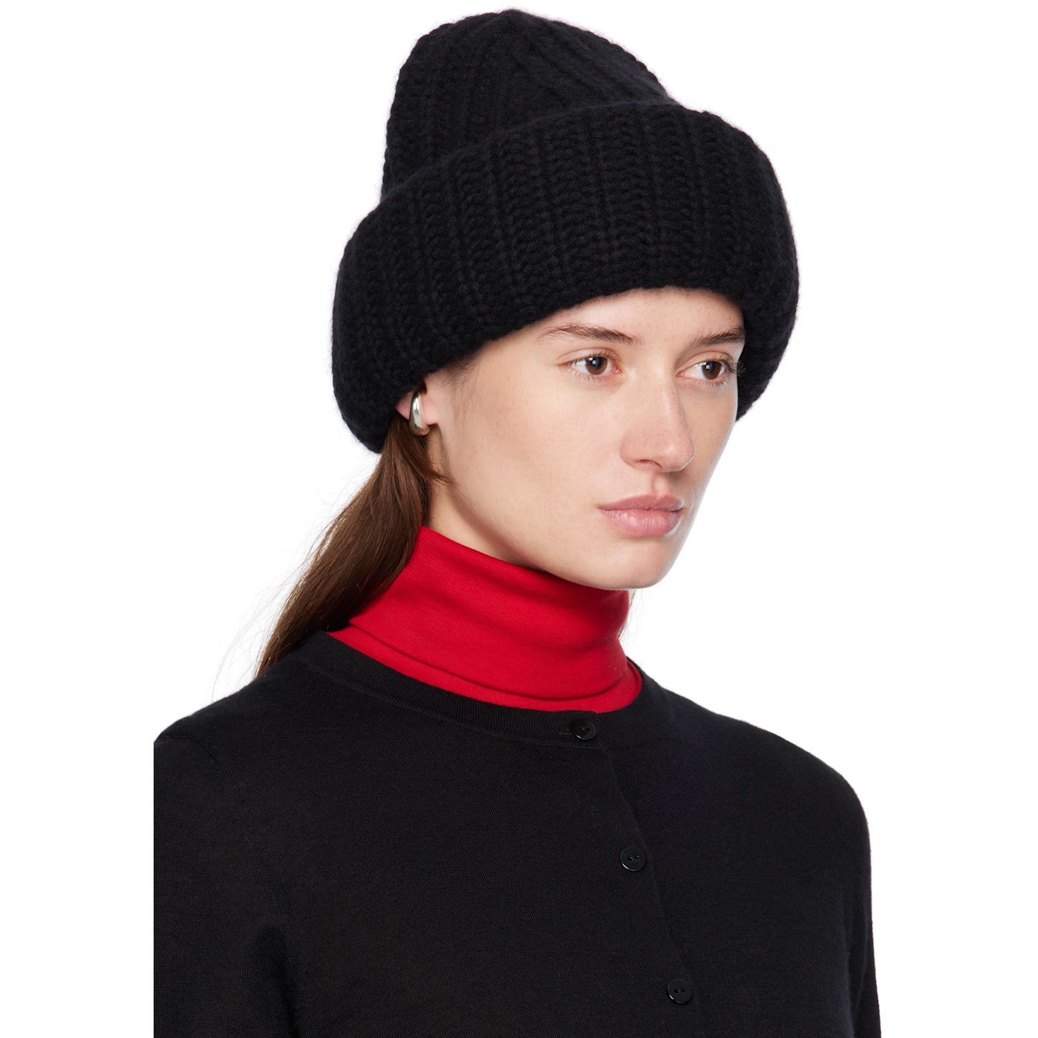  Lisa Yang Black 'the Beatris' Beanie 