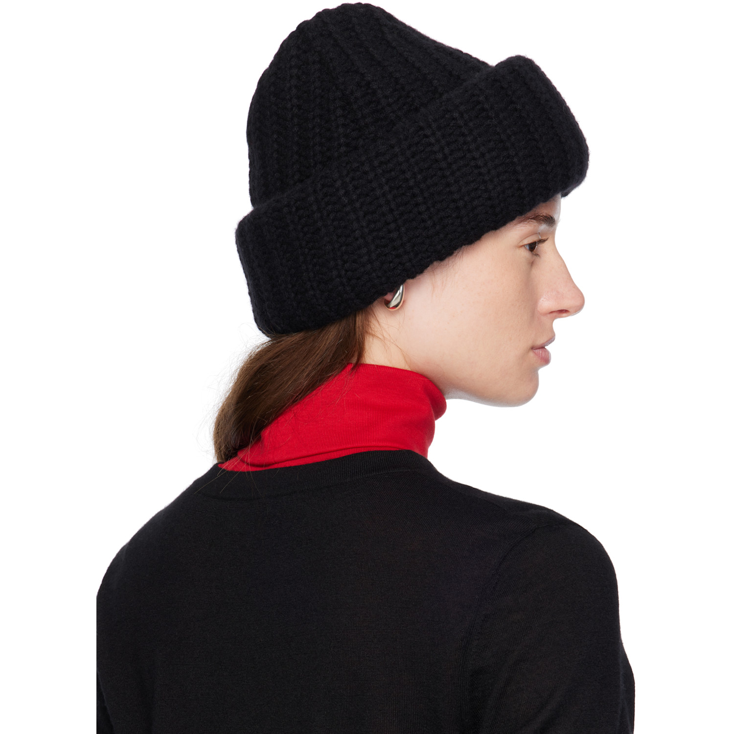  Lisa Yang Black 'the Beatris' Beanie 