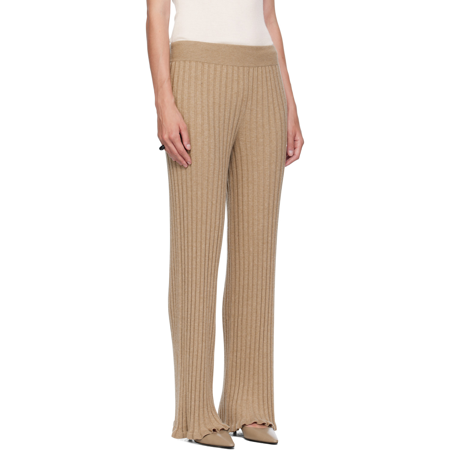 Lisa Yang Beige Eveline Trousers 