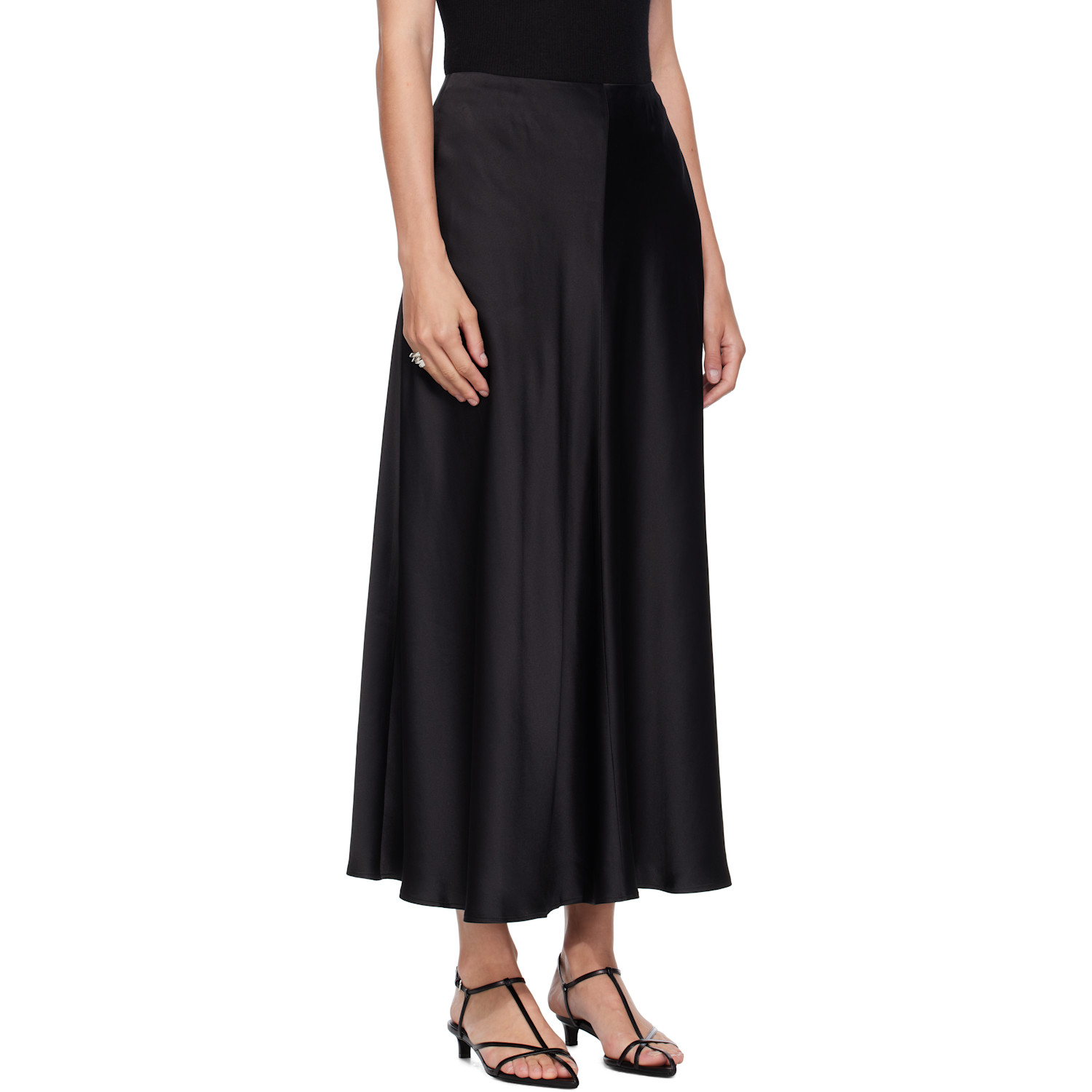  Lisa Yang Black Full Midi Skirt 
