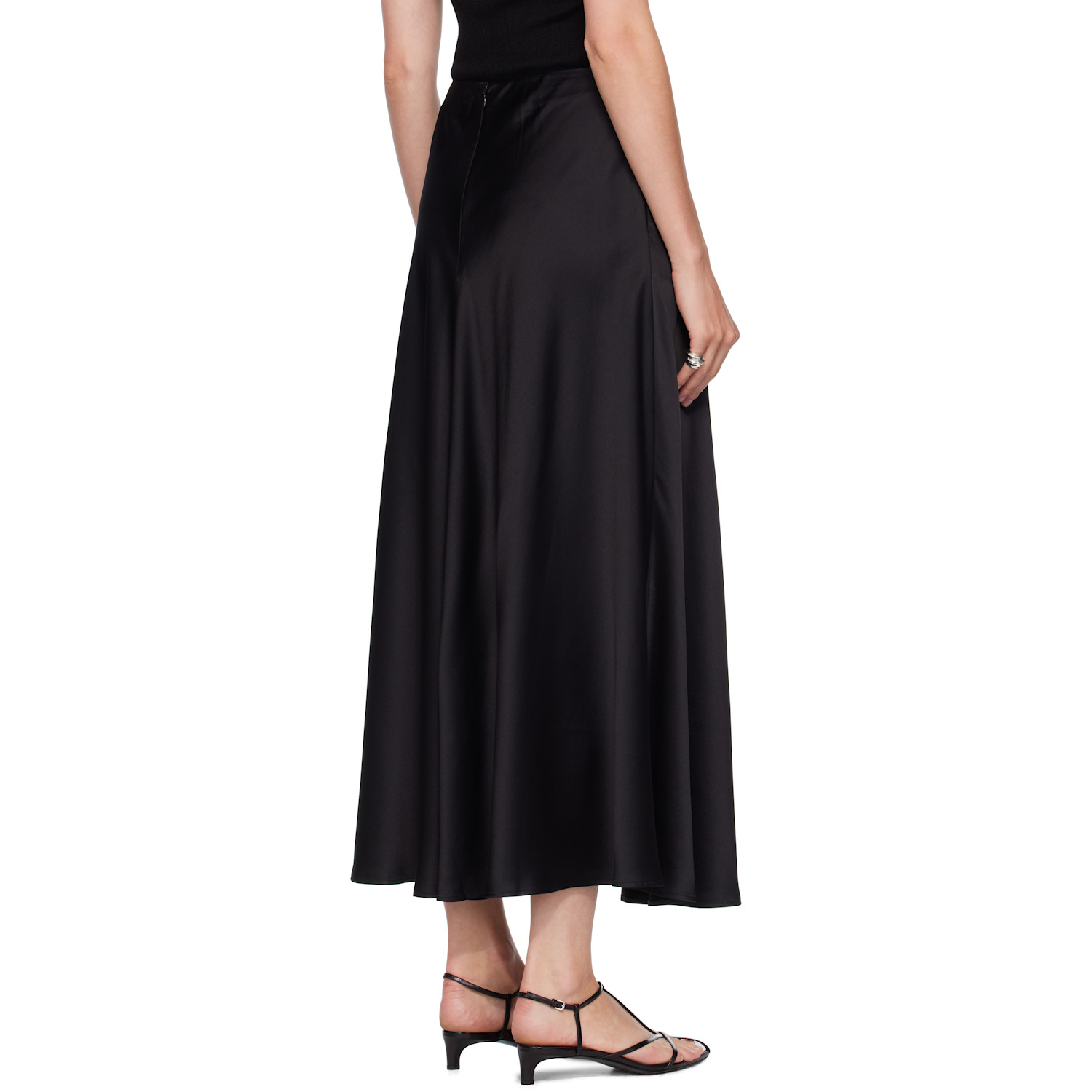  Lisa Yang Black Full Midi Skirt 