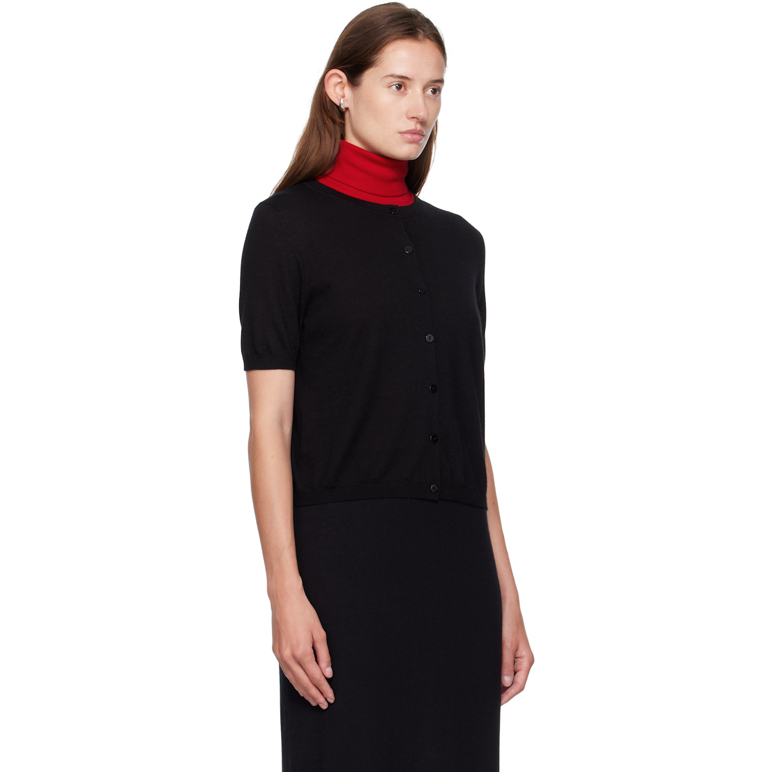  Lisa Yang Black Cashmere Cardigan 