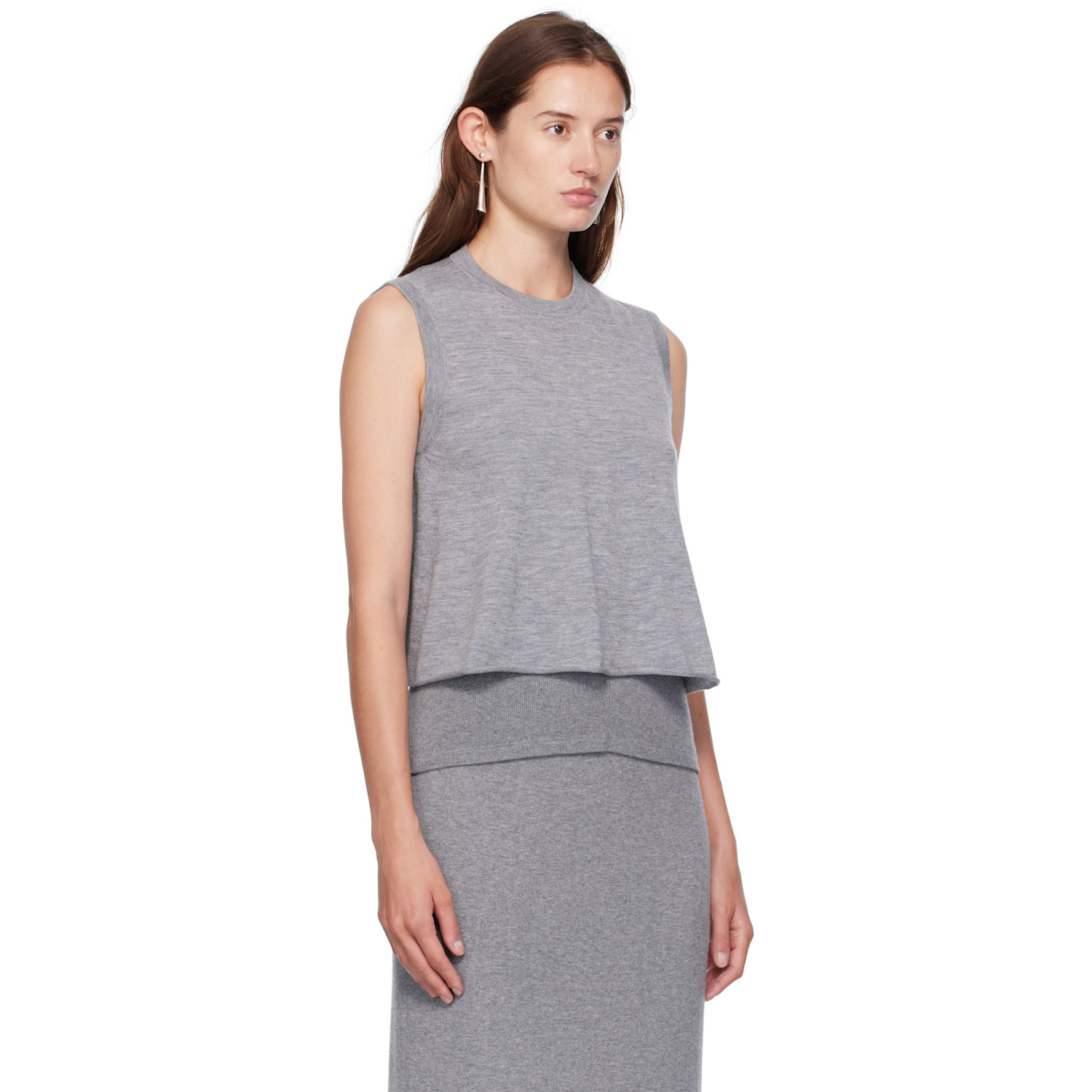  Lisa Yang Gray Nali Top 