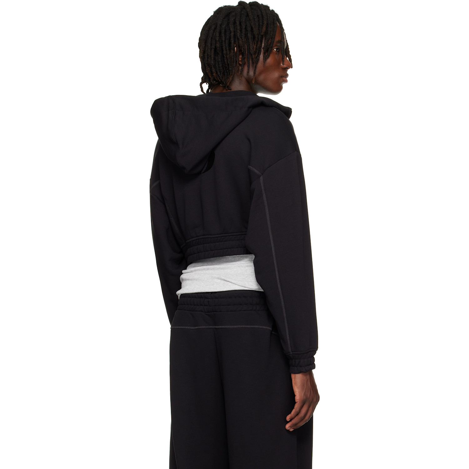  On Black Fka Twigs Edition Club Cropped Hoodie 