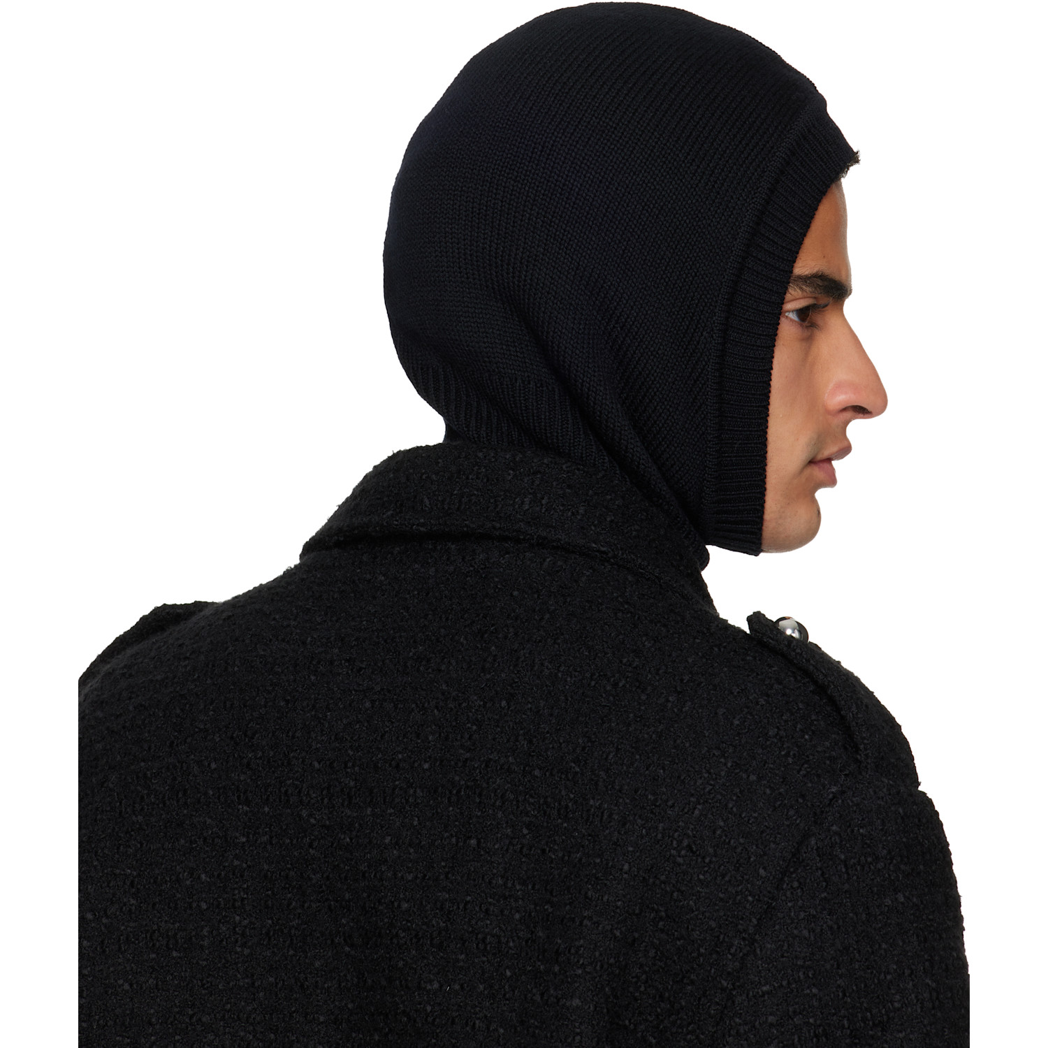  Ernest W. Baker Black Wool Balaclava 