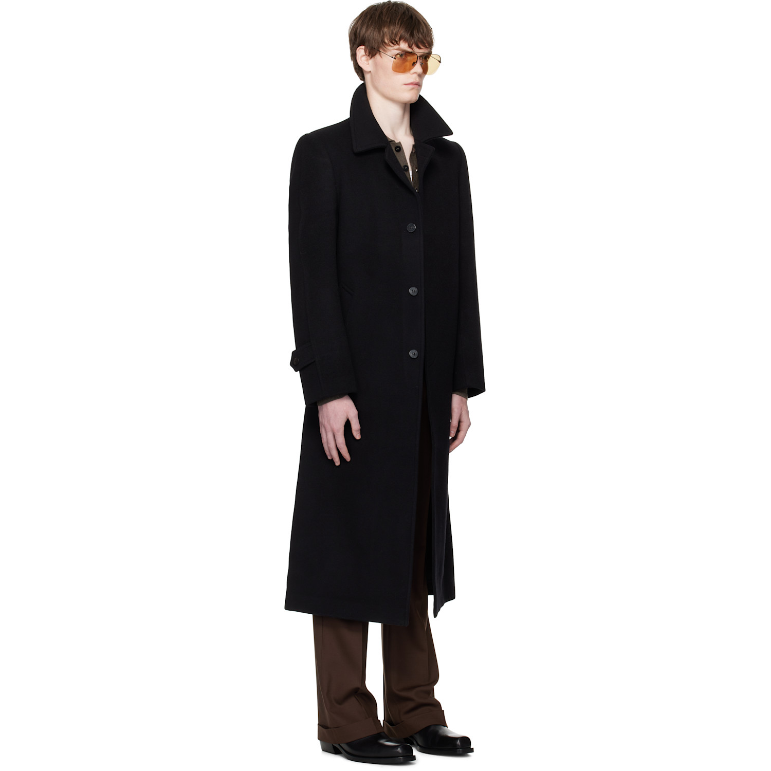  Ernest W. Baker Black Car Coat 