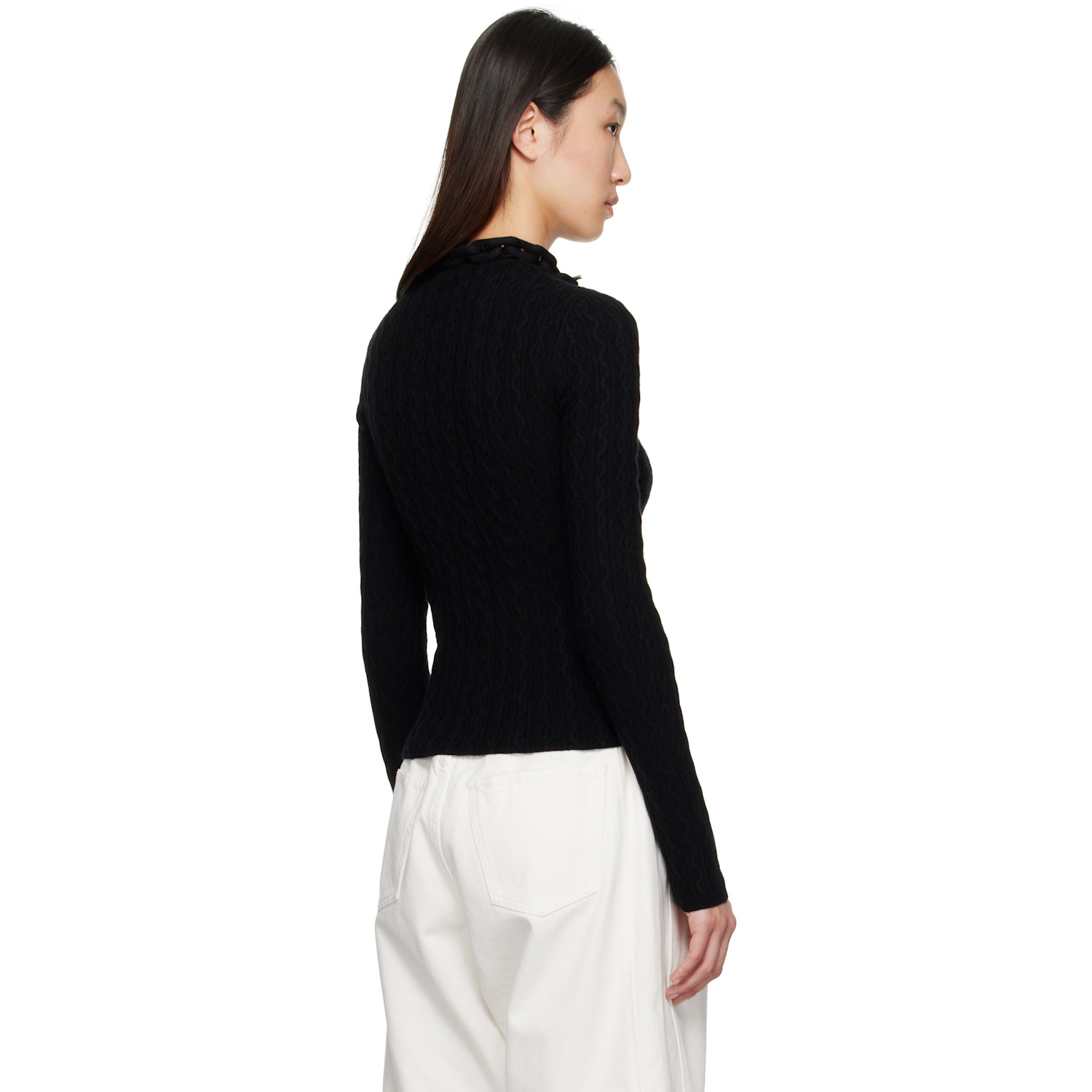  Rabanne Black Wool Sweater 