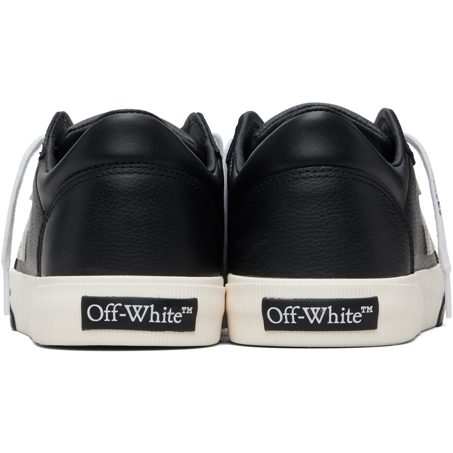  Off-white Black Vulcanized Low Sneakers 