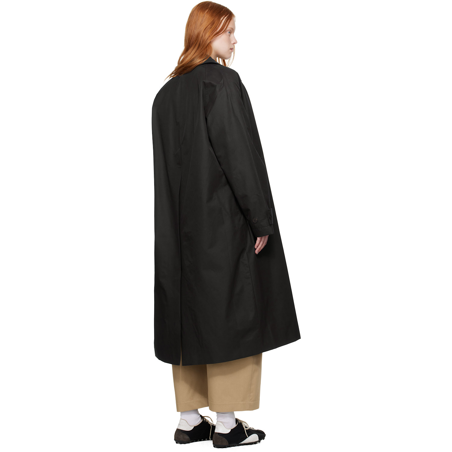  Studio Nicholson Navy Holin Technical Cotton Trench Coat 