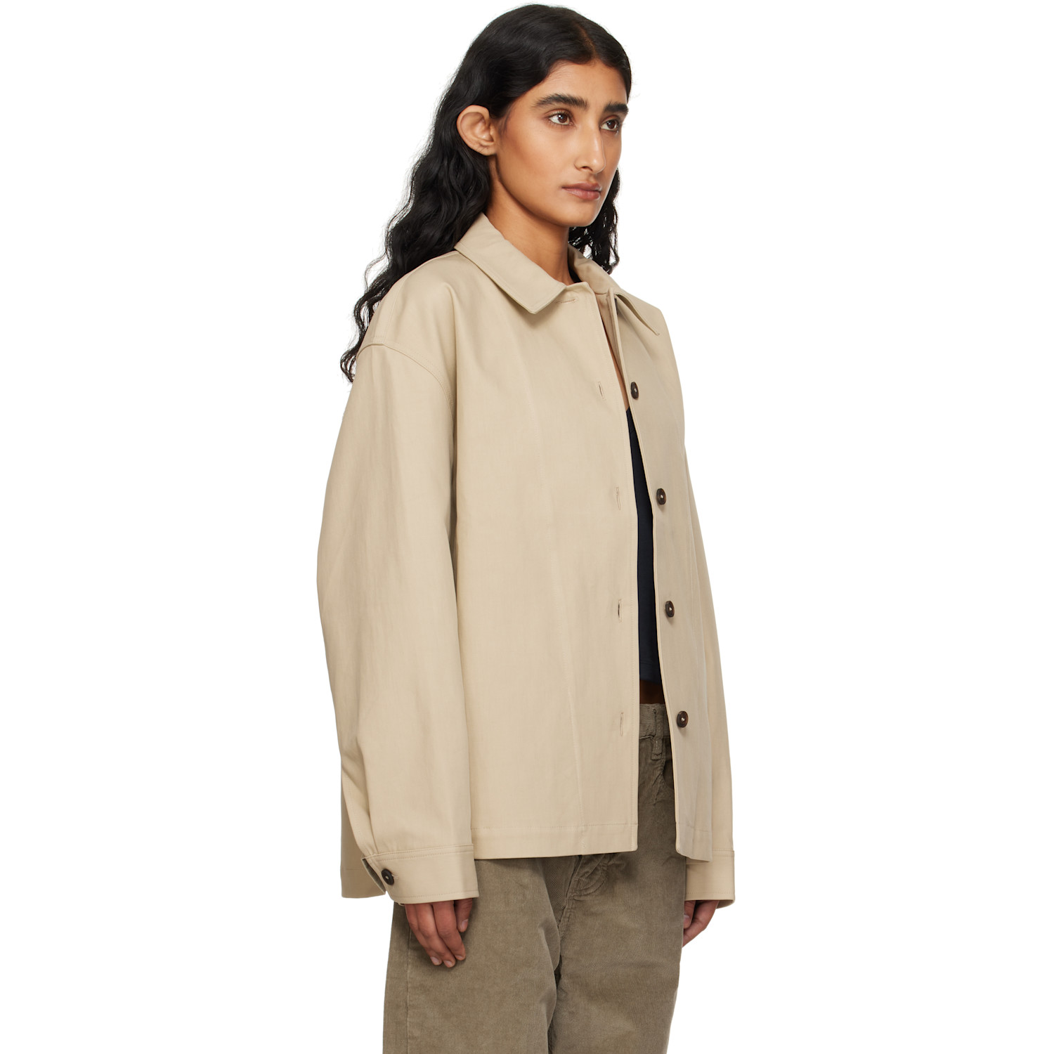  Studio Nicholson Beige Harron Jacket 