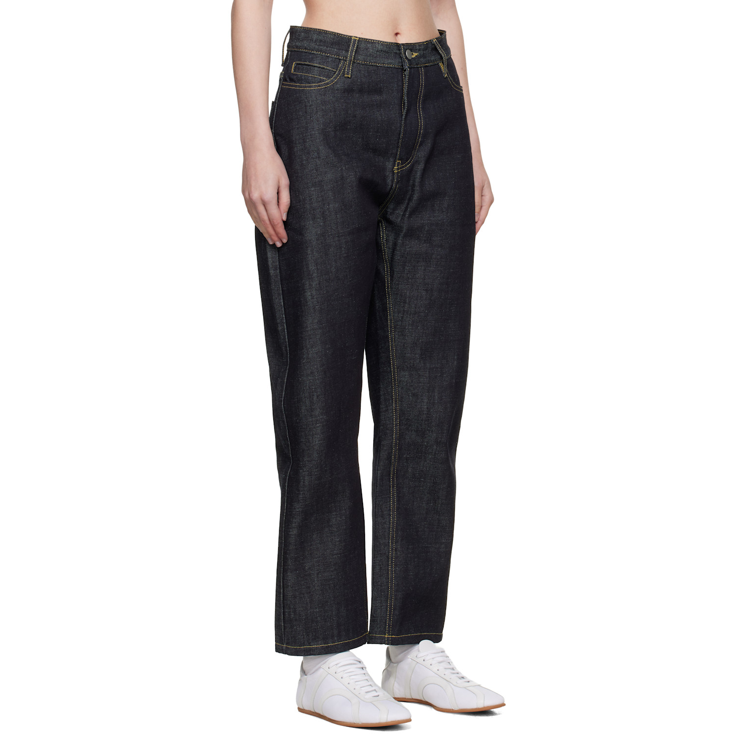  Studio Nicholson Navy Ruthe Jeans 