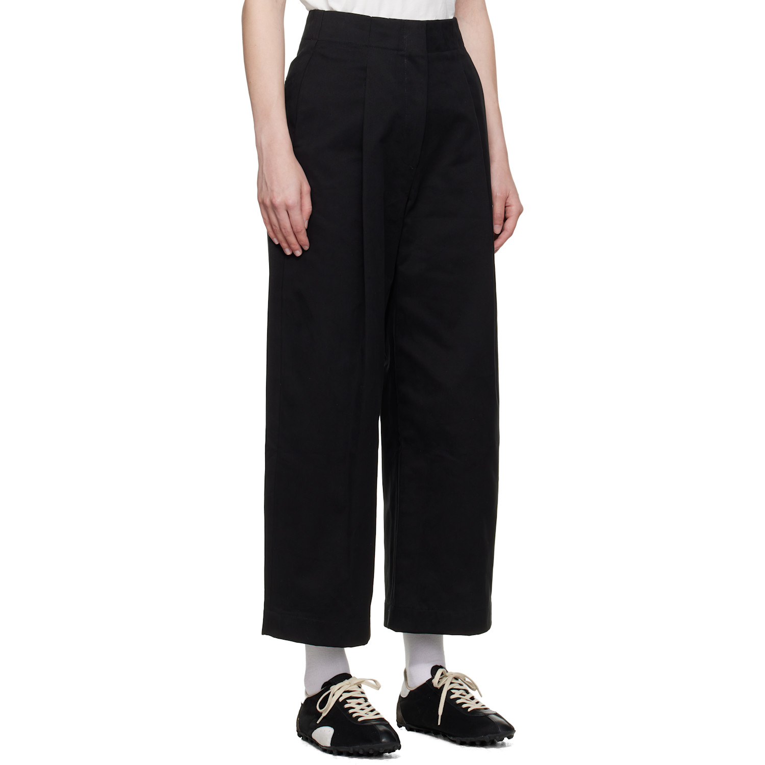  Studio Nicholson Black Dordoni Volume Trousers 