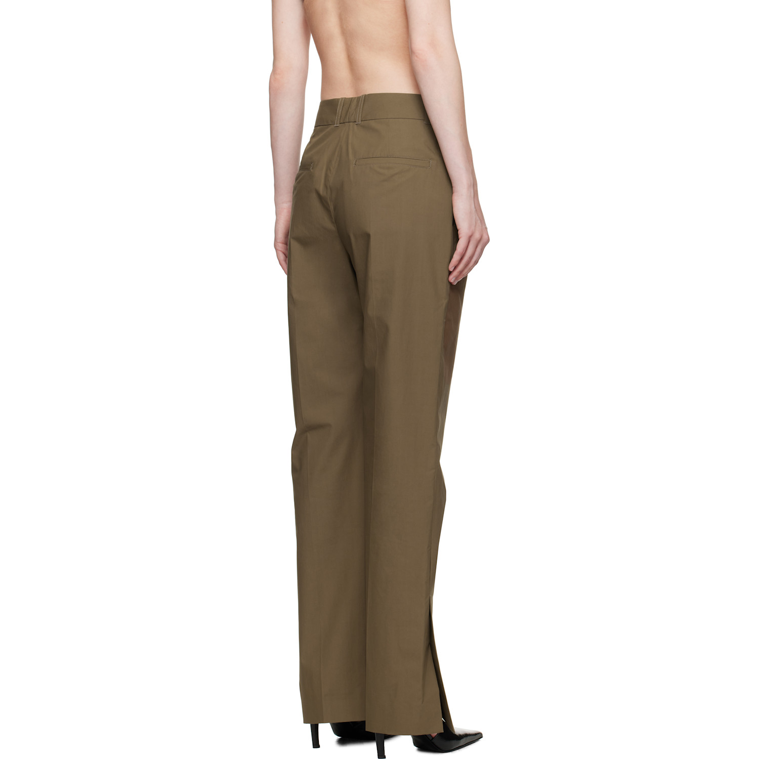  Studio Nicholson Taupe Mitra Trousers 