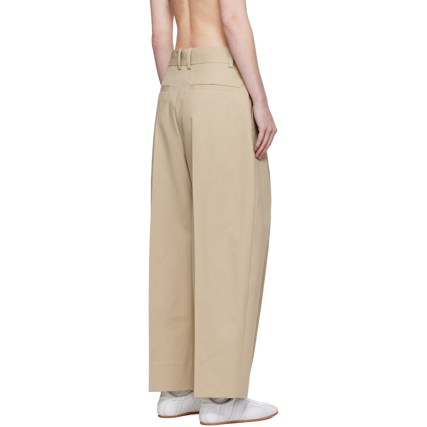  Studio Nicholson Beige Nasser Trousers 