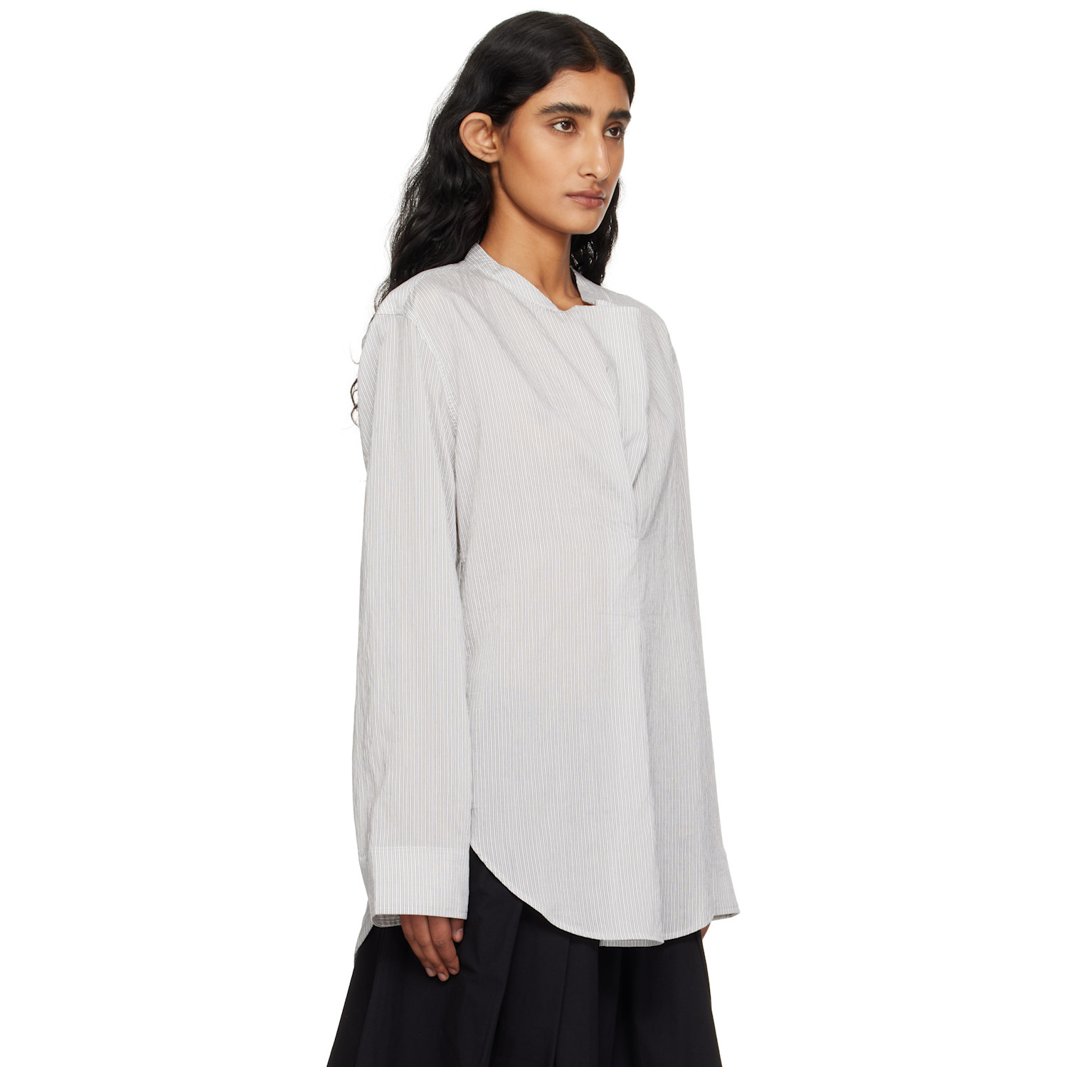  Studio Nicholson Gray Pampa Blouse 