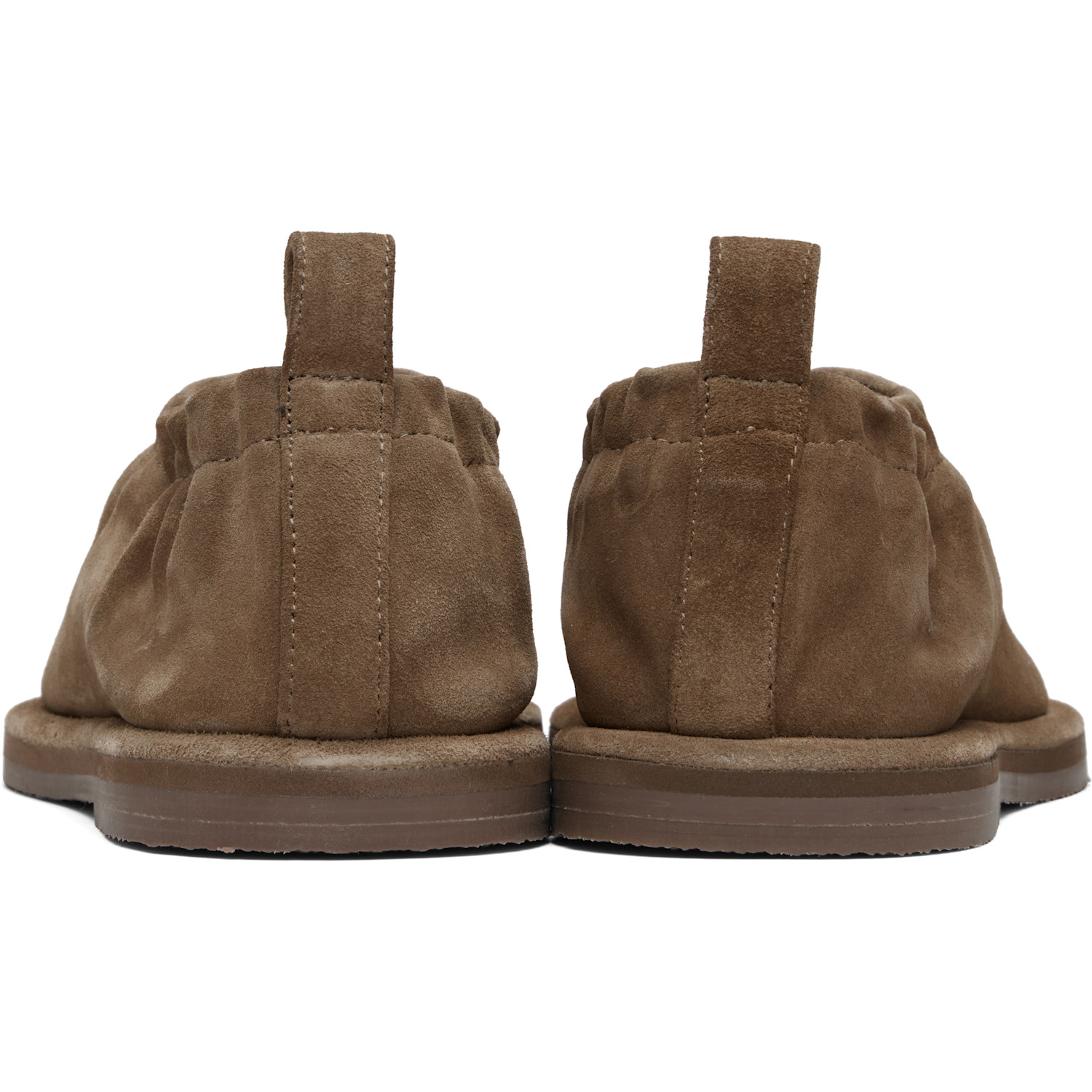  Studio Nicholson Taupe Korine Suede Loafers 