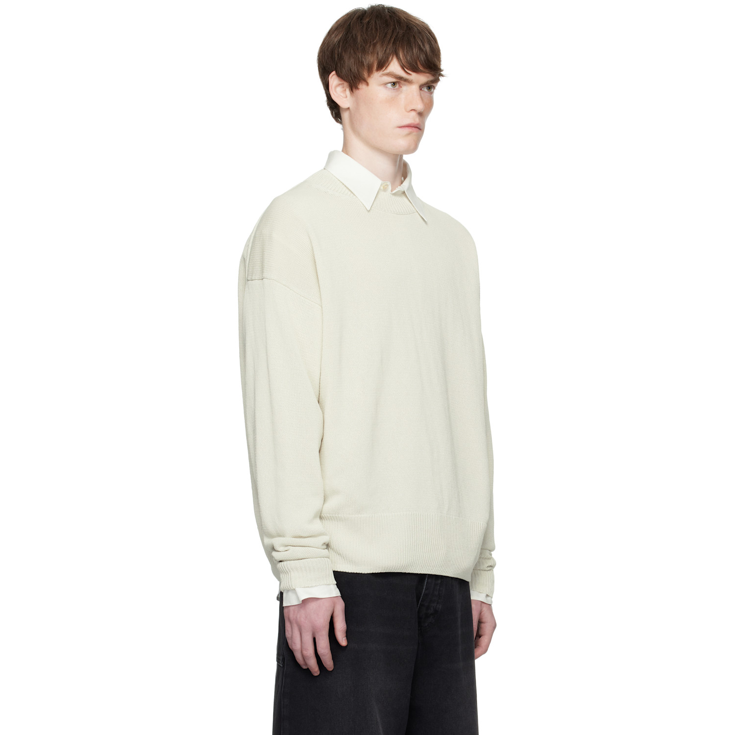  Studio Nicholson Gray Kami Sweater 