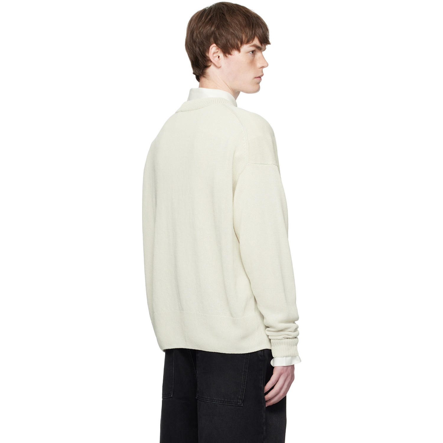  Studio Nicholson Gray Kami Sweater 