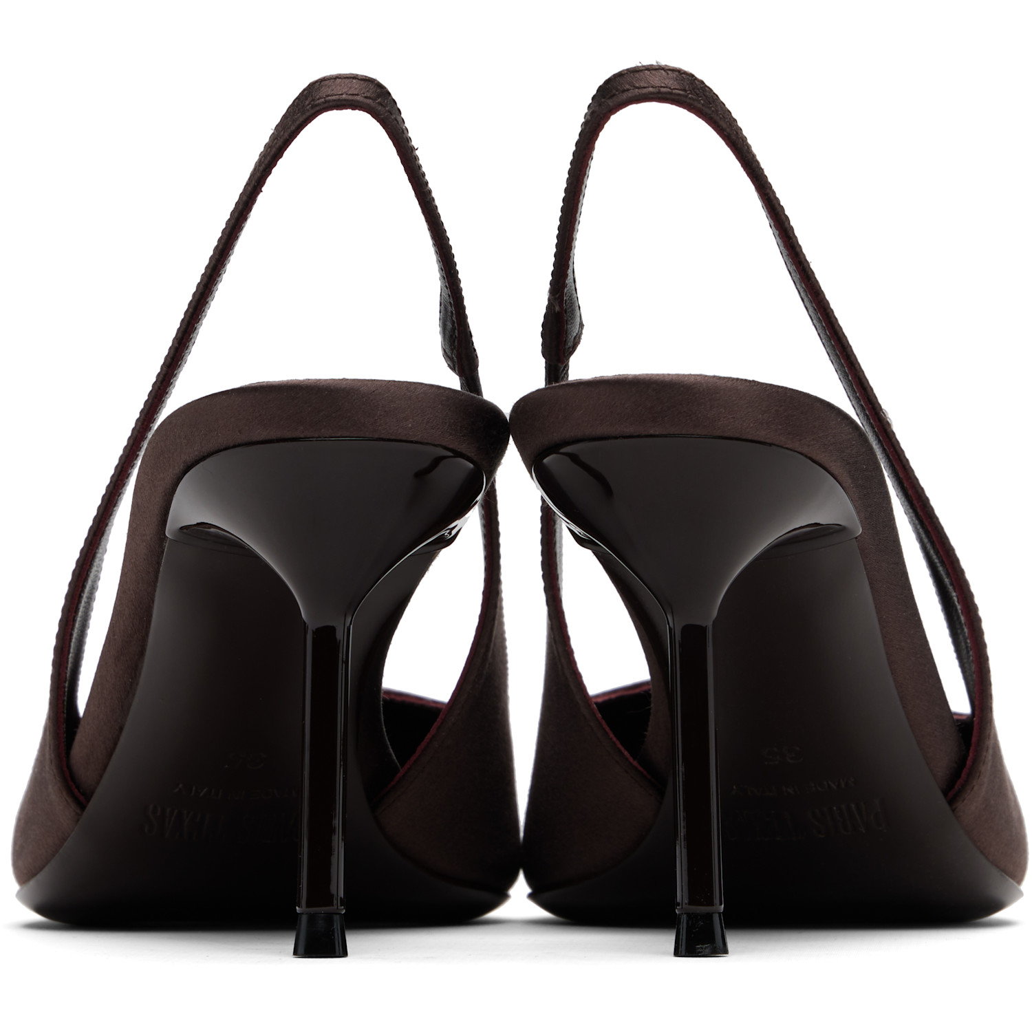  Paris Texas Brown Lidia Slingback 70 Heels 