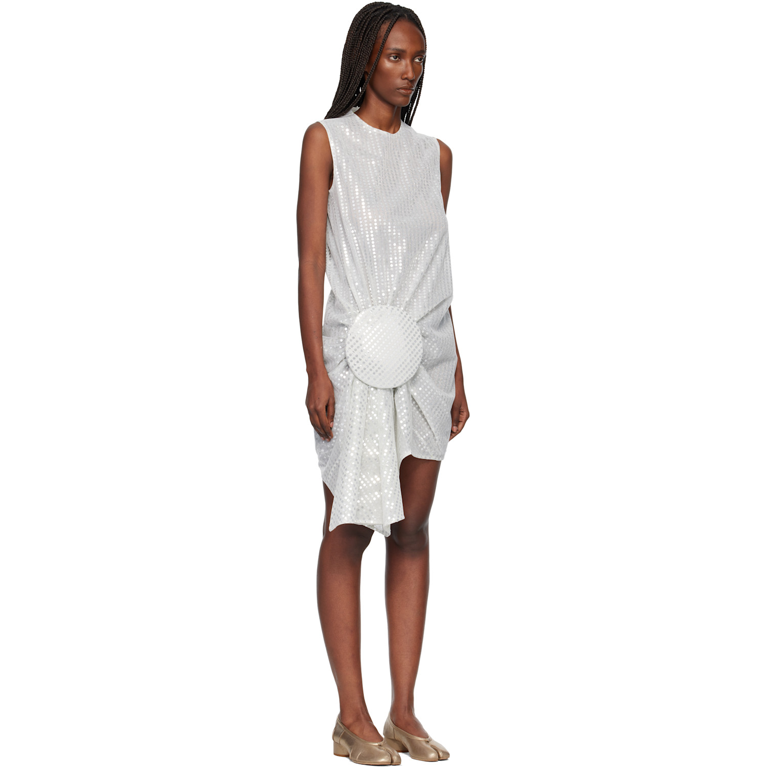  Renaissance Renaissance Silver Kylie Minidress 