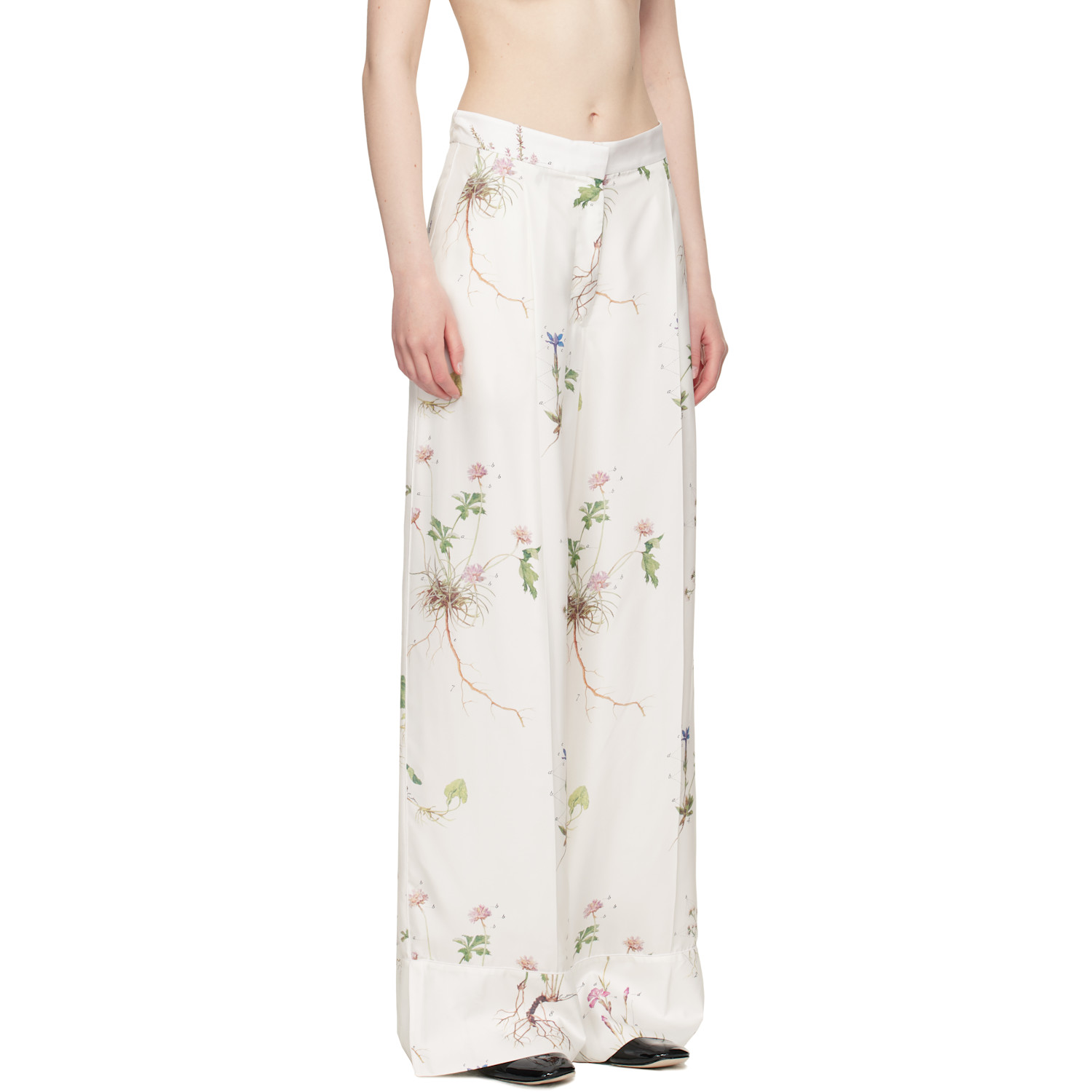  Erdem White Pyjama Trousers 
