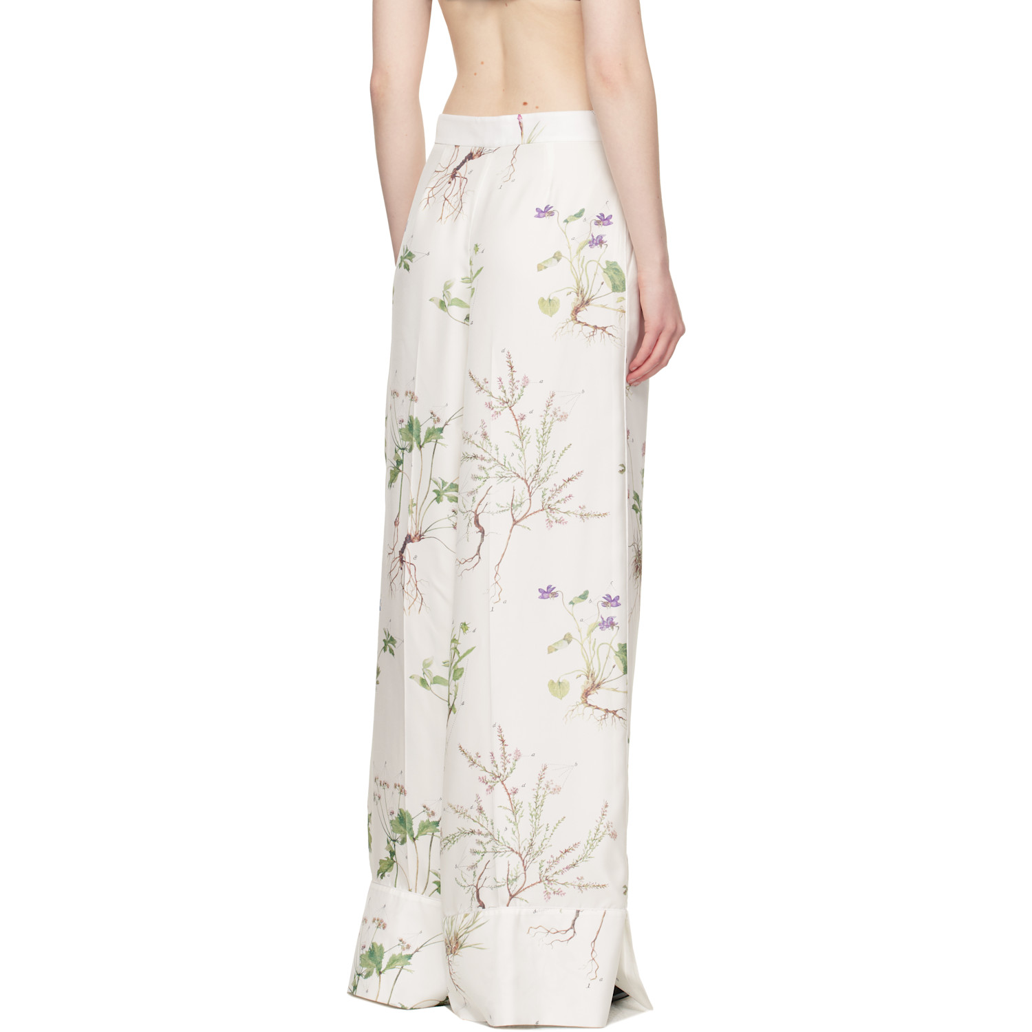  Erdem White Pyjama Trousers 