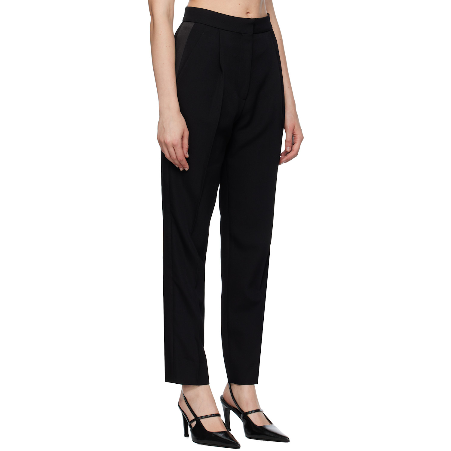  Erdem Black Straight Trousers 